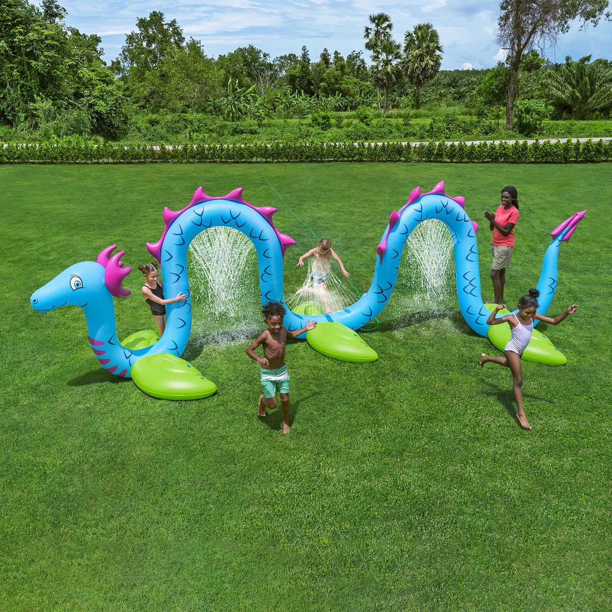 Giant Sea Serpent Kids Inflatable Sprinkler