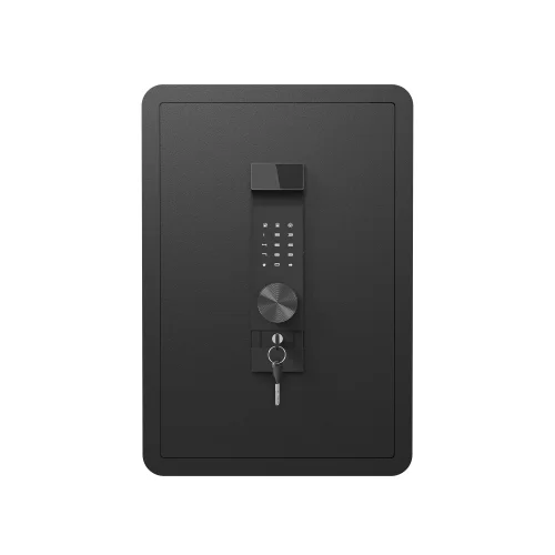 High Security Large safe, 2.5 Cubic Feet Safe with Electronic Password Lock, sSafe with Private Cabinet Suitable for home, Office, and Hotel use