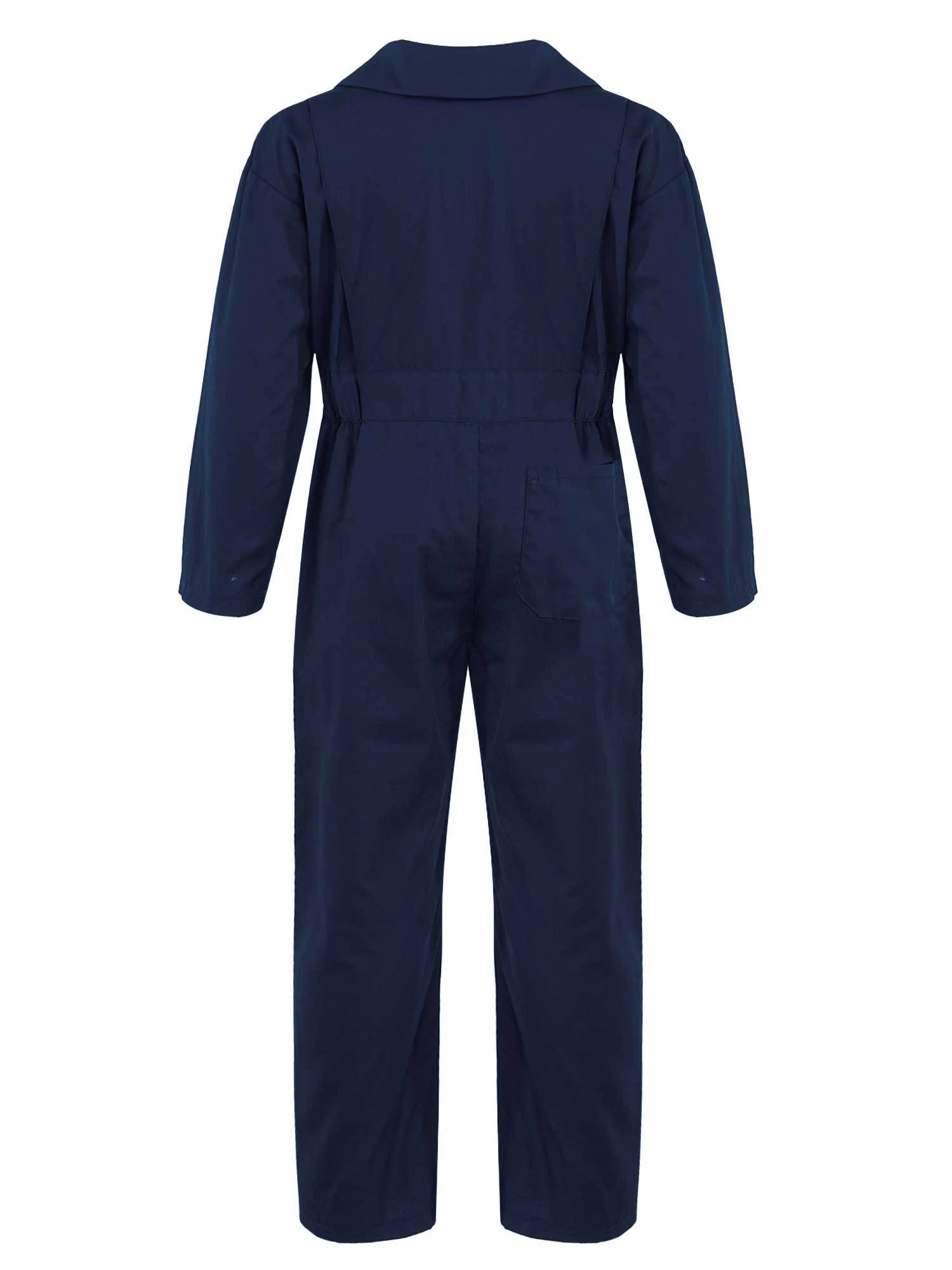 YIZYIF Boys Halloween Mechanic Cosplay Costume Playsuit Juniors Long Sleeve Coverall Jumpsuit Boiler Suit Outfit Dark Blue 8