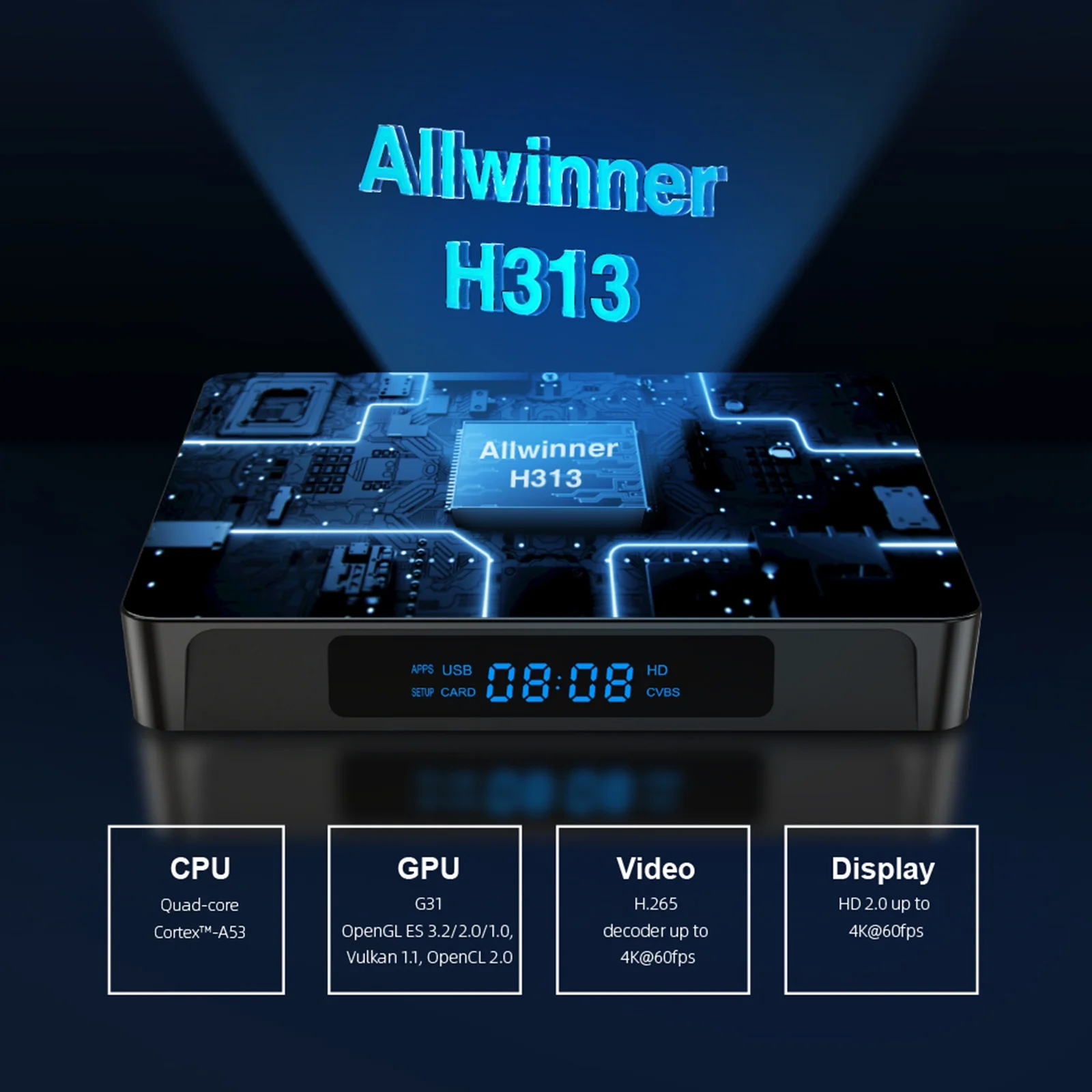 Internet TV Set-Top Box, X96Q PRO Android 10.0, 4K UHD Media Player, Allwinner H313 Quad-core, Dual WiFi, 100M LAN Upgrade Your Home Entertainment