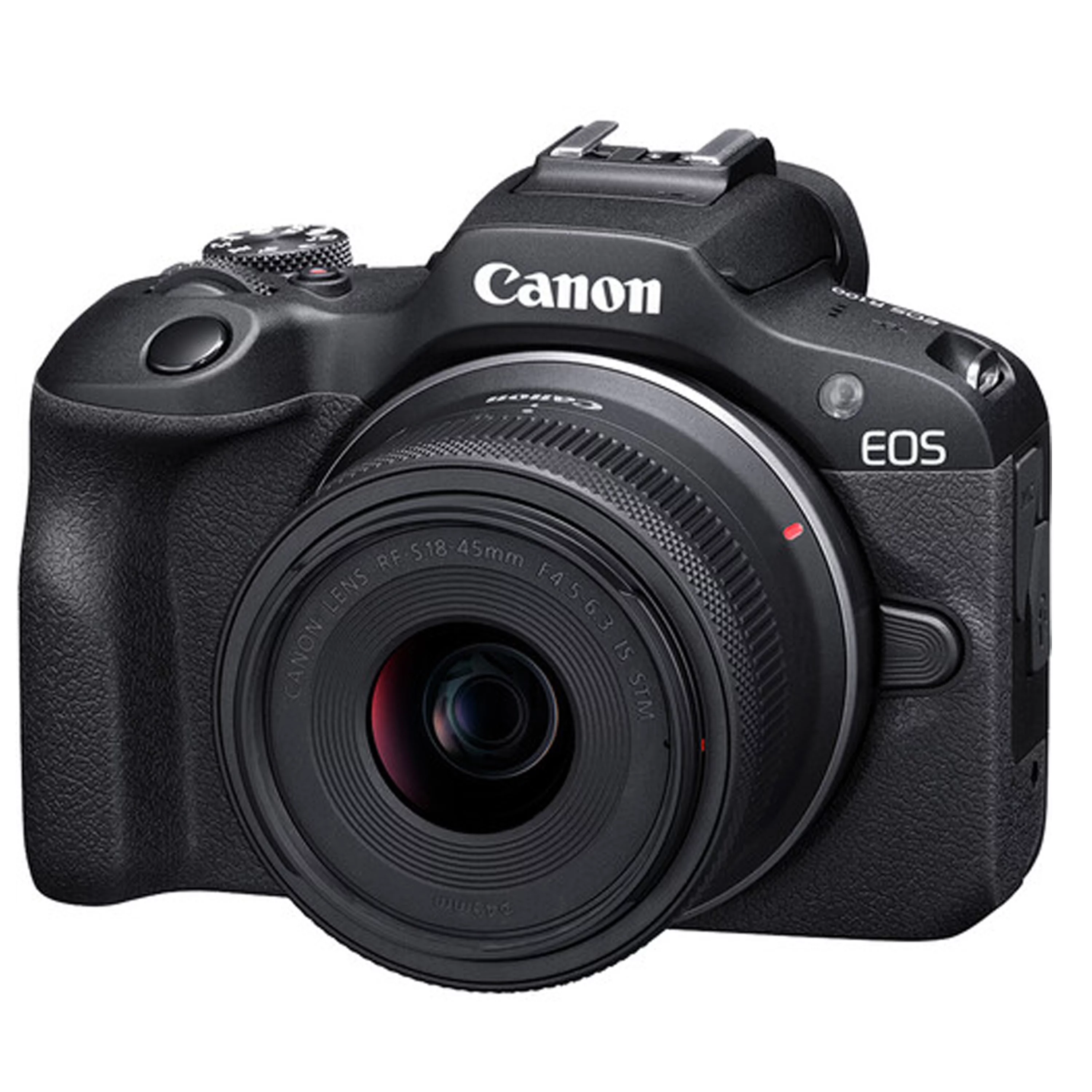 Canon EOS R100 Mirrorless Camera with 18-45mm Lens + 64GB Memory, Macro + 2X Len, Case, Gripster Tripodpod, and More (28pc Bundle)