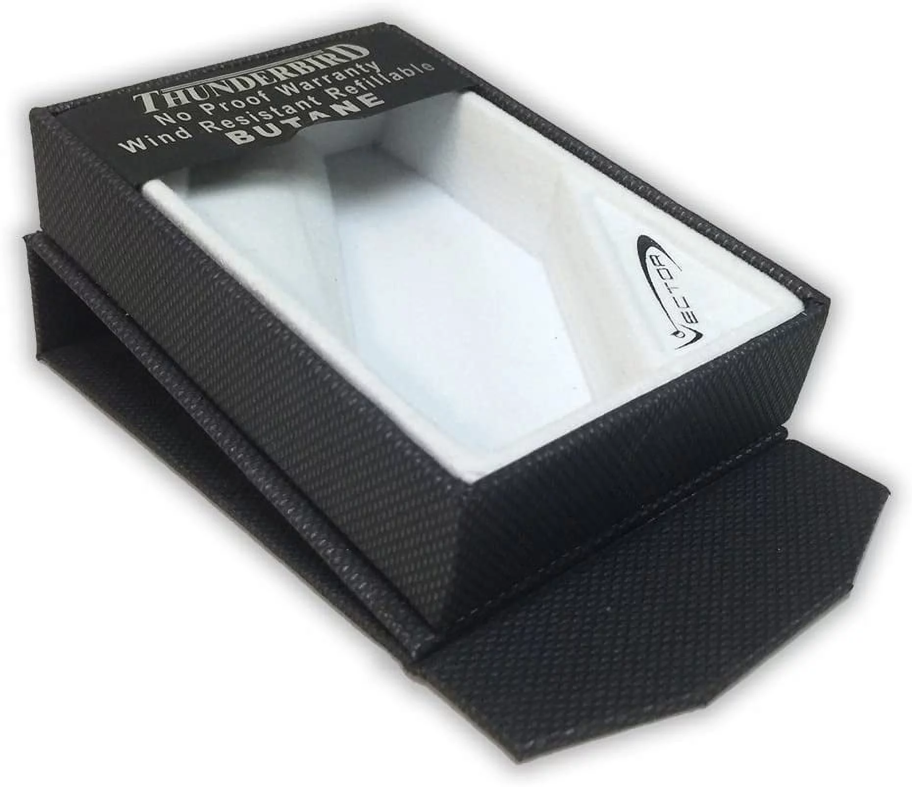 Hat Shark Personalized Custom Laser Engraved Vector KGM Thunderbird Vintage Lighter Groomsmen, Wedding, Anniversary, Birthday, Gift - Multiple Colors (Gunmetal Satin)