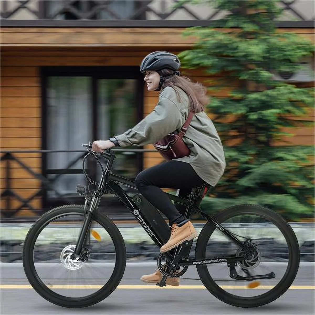 iSinwheel M10-W Electric Bike Adult 500W, 26