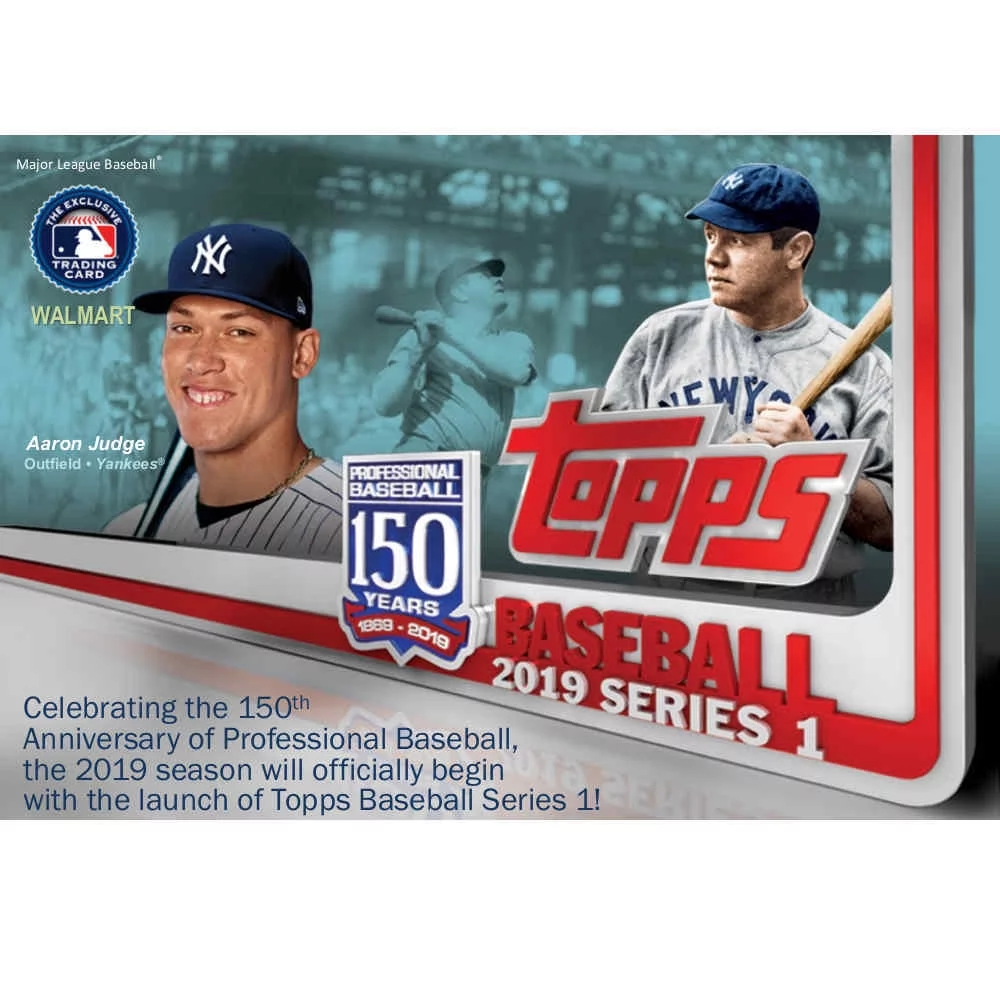 2019 TOPPS MLB BASEBALL SERIES 1 HANGER BOX- RELIC EDITION WITH 67 CARDS AND EXCLUSIVE RONALD ACUNA JR CARDS