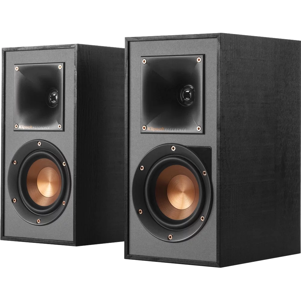 Klipsch R-41PM Powered Bookshelf Speaker, Black - (Open Box)