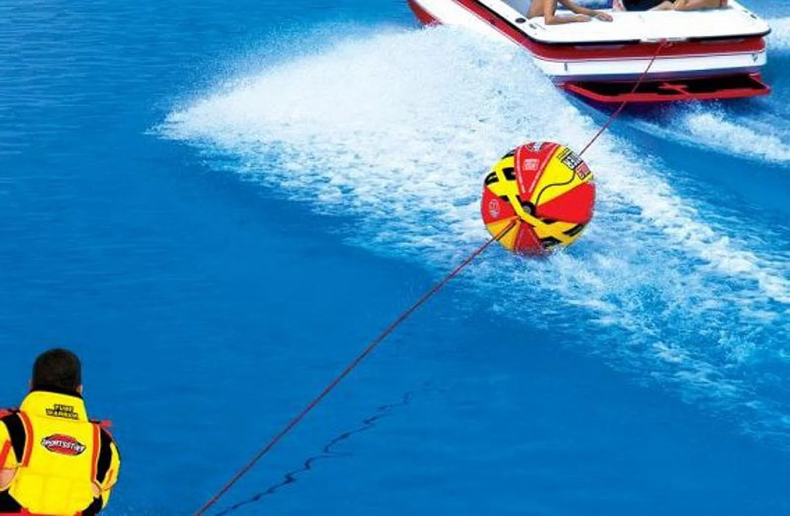 Open Box Airhead SPORTSSTUFF 53-2030 Boat Tubing Towable Booster Ball System