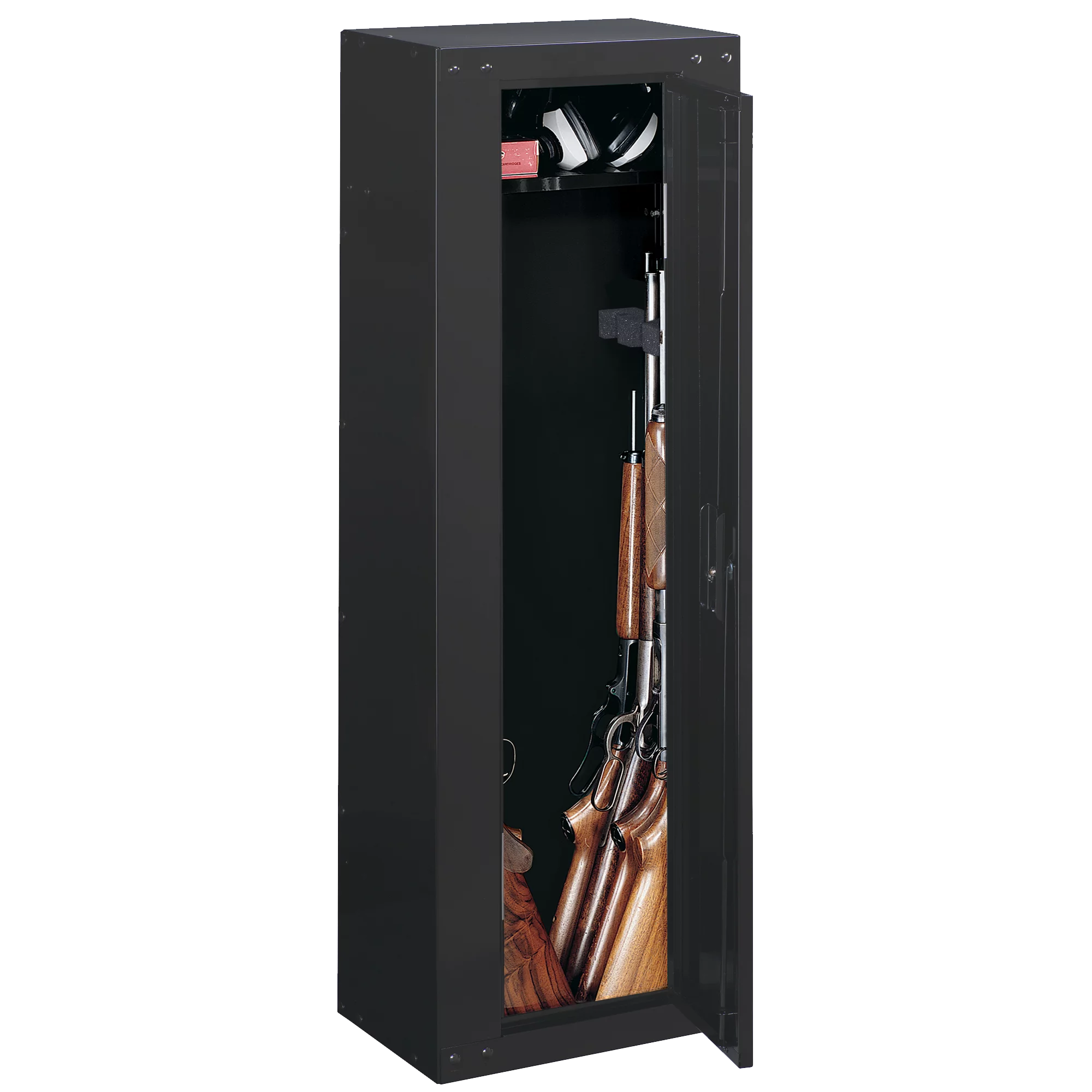 Stack-On GCB-8RTA Steel 8-Gun Ready to Assemble Security Cabinet, Black