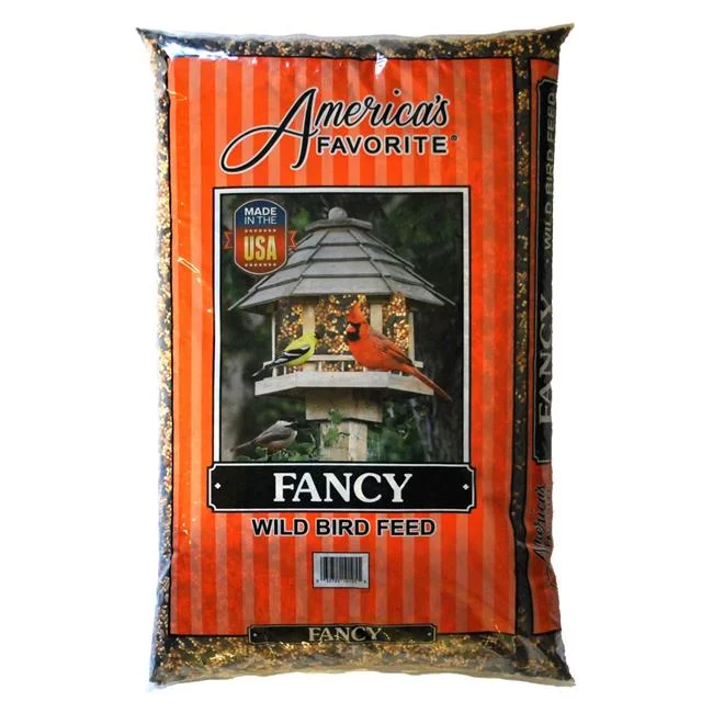Americas Favorite 40 lbs Fancy Wild Bird Feed, Orange Stripe