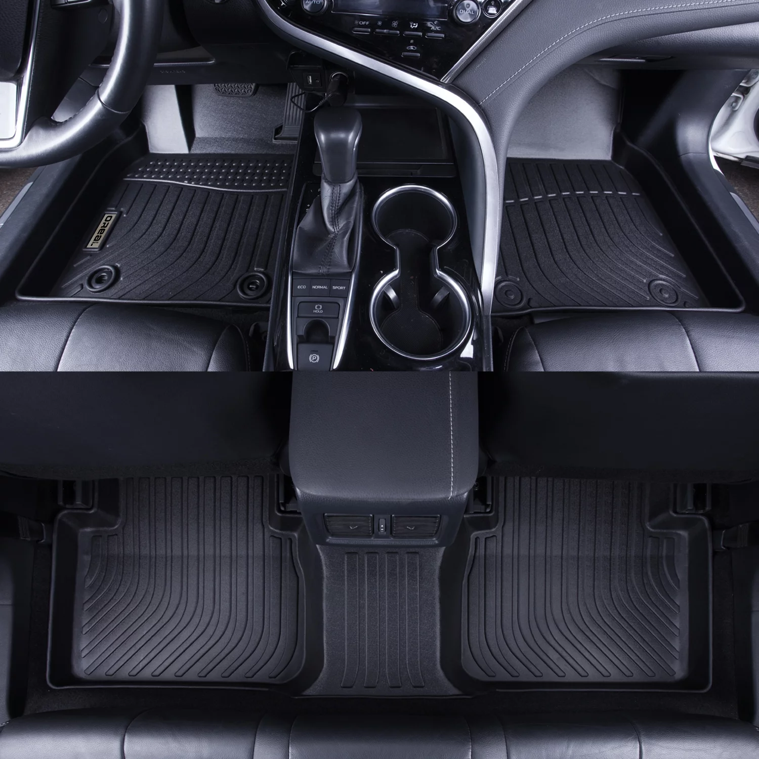 Black Floor Mats Liners Replacement for Nissan Rogue 2021 2022 2023 Heavy Duty All Weather Guard Front Rear Auto Carpet-Custom Fit-Tough/Durable/Odorless