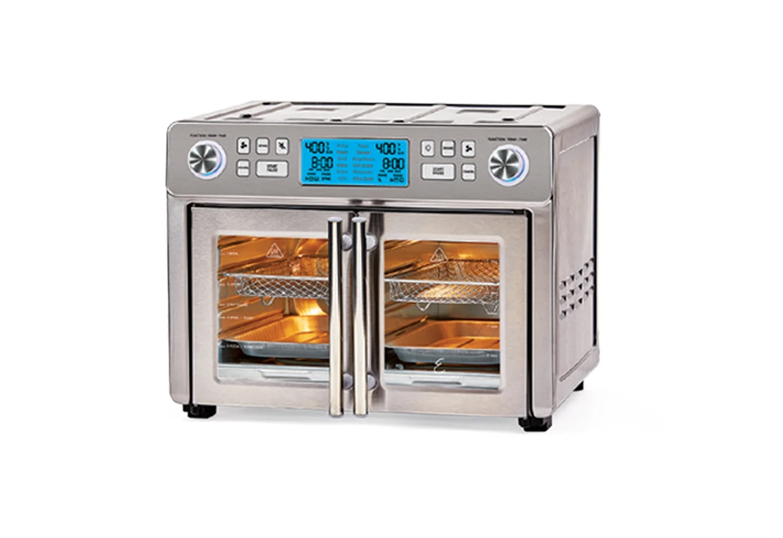 Emeril Lagasse Large 10 in 1 Dual Zone Air Fryer Stainless Steel Oven