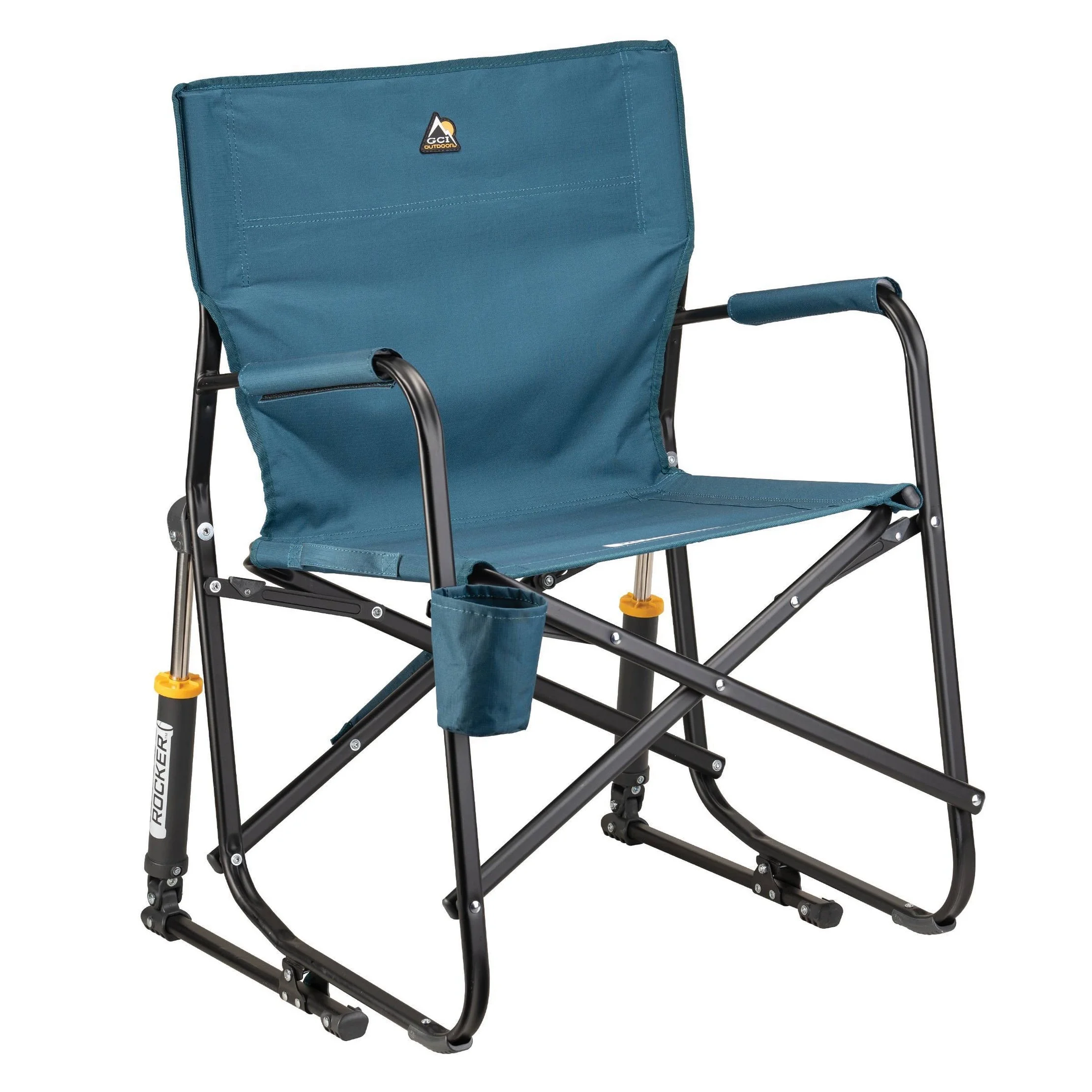 Freestyle Rocker Foldable Rocking Camp Chair - Slate