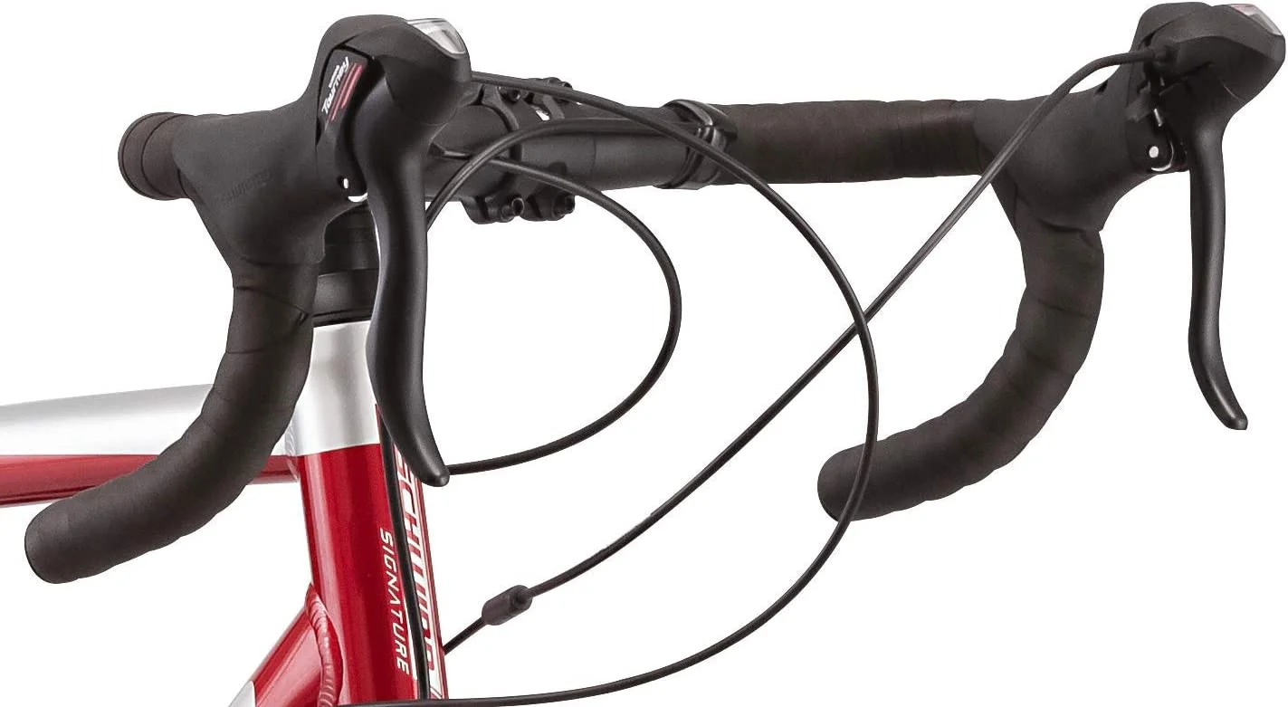 Schwinn Fastback Tourney AL Adult Performance Road Bike, Beginner to Intermediate Bicycle Riders, 700c Wheels, 14-Speed Drivetrain, Medium Aluminum Frame, Red Tourney Al Medium