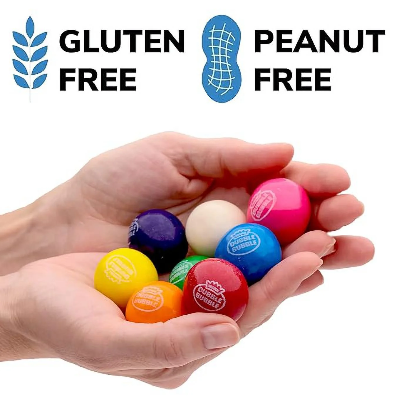 Gumballs for Gumball Machine - 1 Inch Large Gumballs - King Gumballs in Bulk - 2.4 Lb Gumball Machine Refills - 140 Pcs Giant Gumballs - Bulk Gum for Kids - Assorted Gum Refill