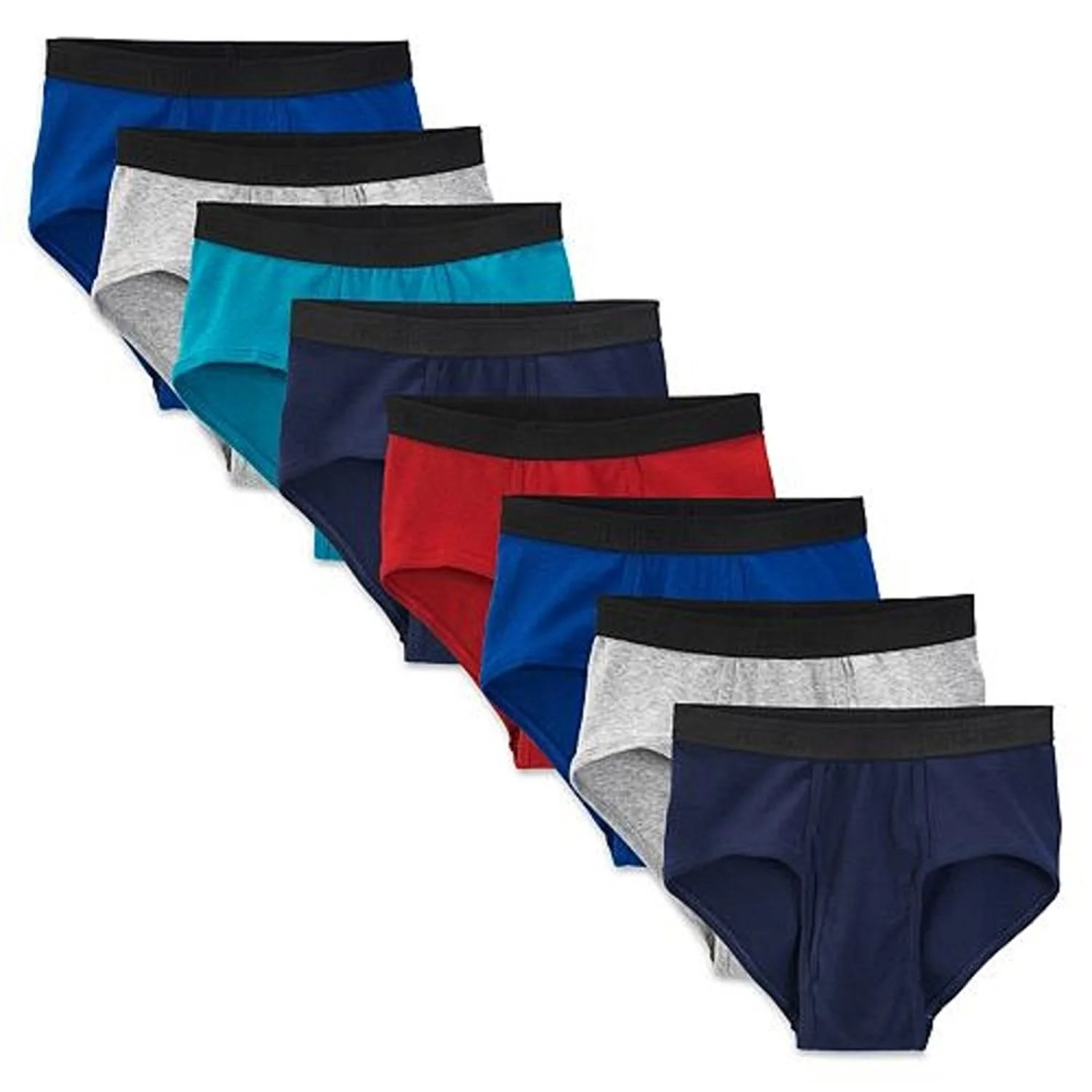 Fruit of the Loom Men's Assorted Cotton Fashion Briefs 8-Pack (Large (36-38