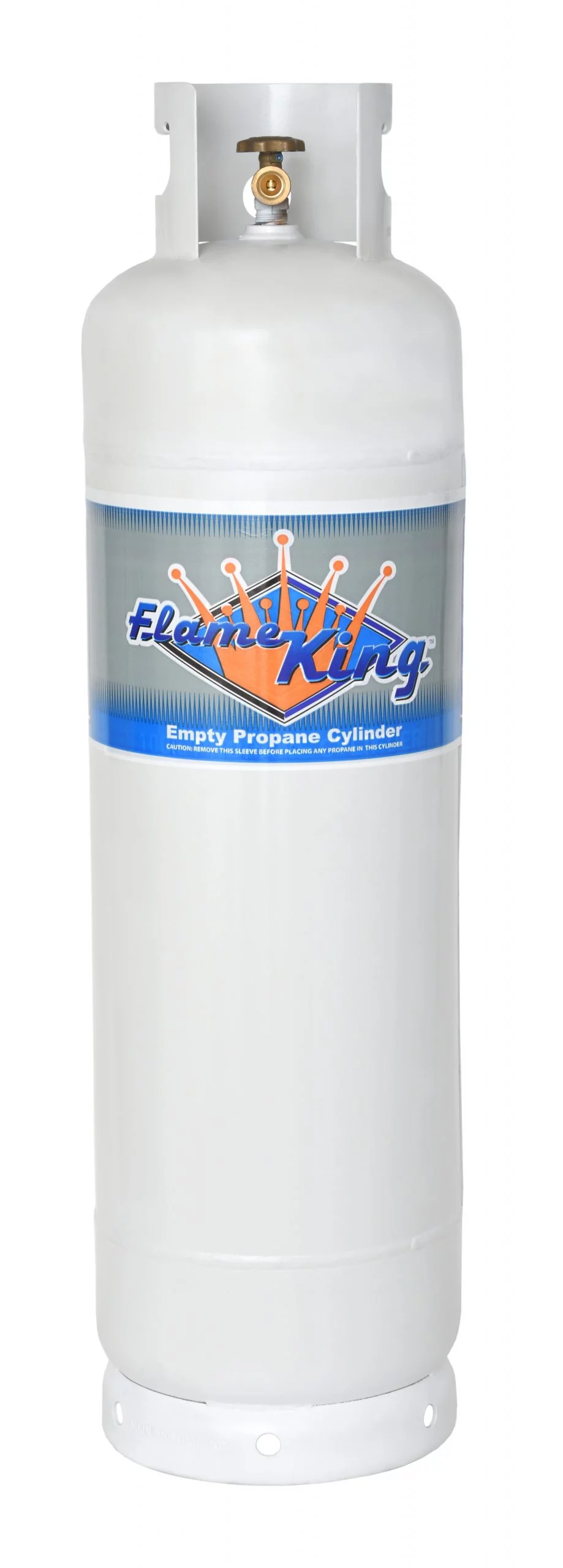Flame King 60 lb Steel Propane Tank LPG Refillable Cylinder with POL Valve