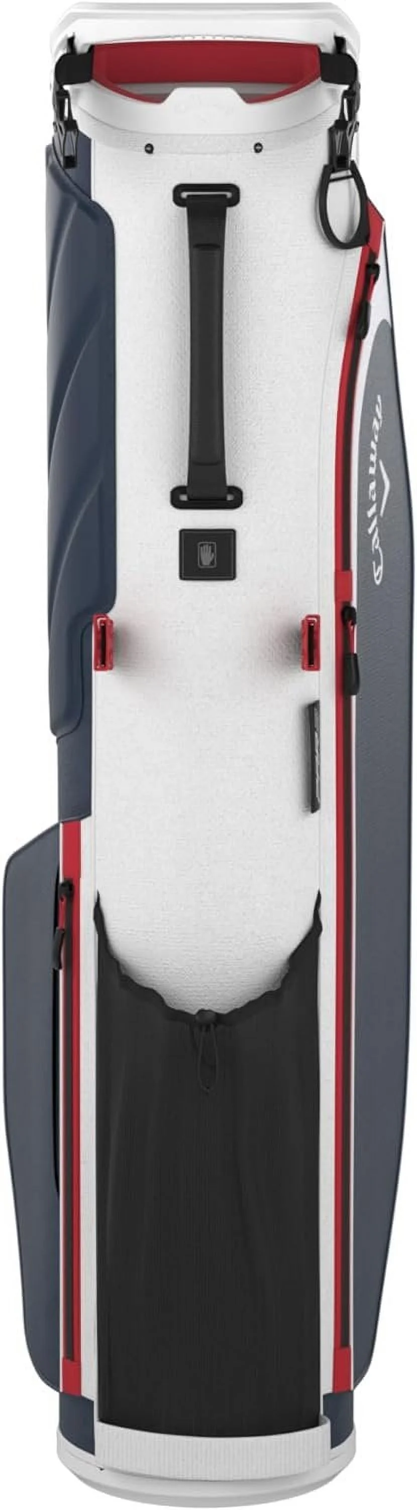 Callaway 2024 Par 3 Golf Stand Bag White Navy Red