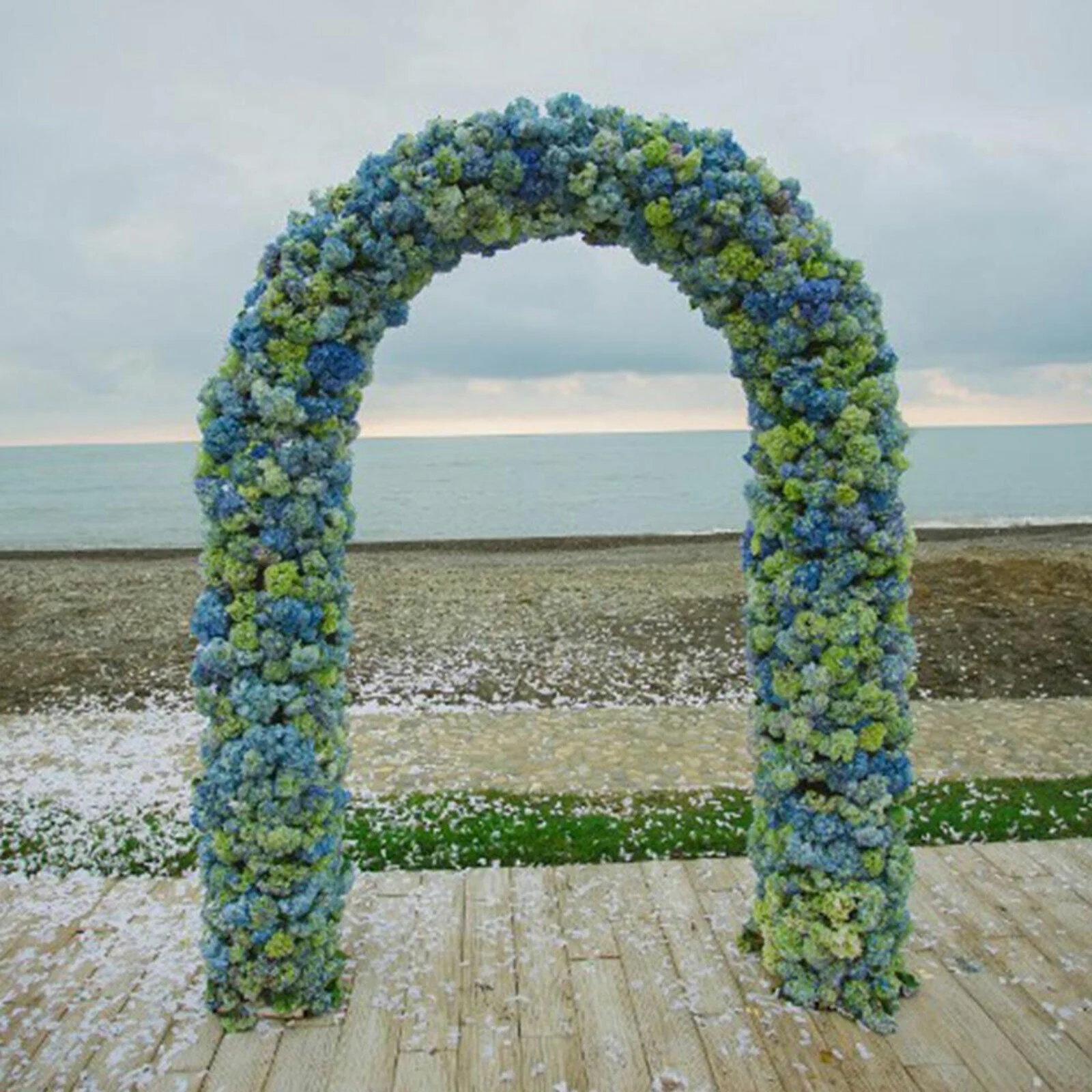 7.5ft Garden Arbor Arch Stand, Metal Wedding Arch for Ceremony Party, Garden Arch Trellis, Arch Backdrop Stand for Garden Wedding Party Decoration
