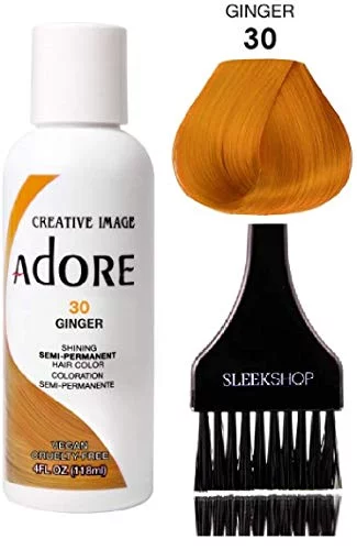 ADORE Creative Image Shining SEMI-PERMANENT Hair Color (w/ brush) No Ammonia - 30 Ginger