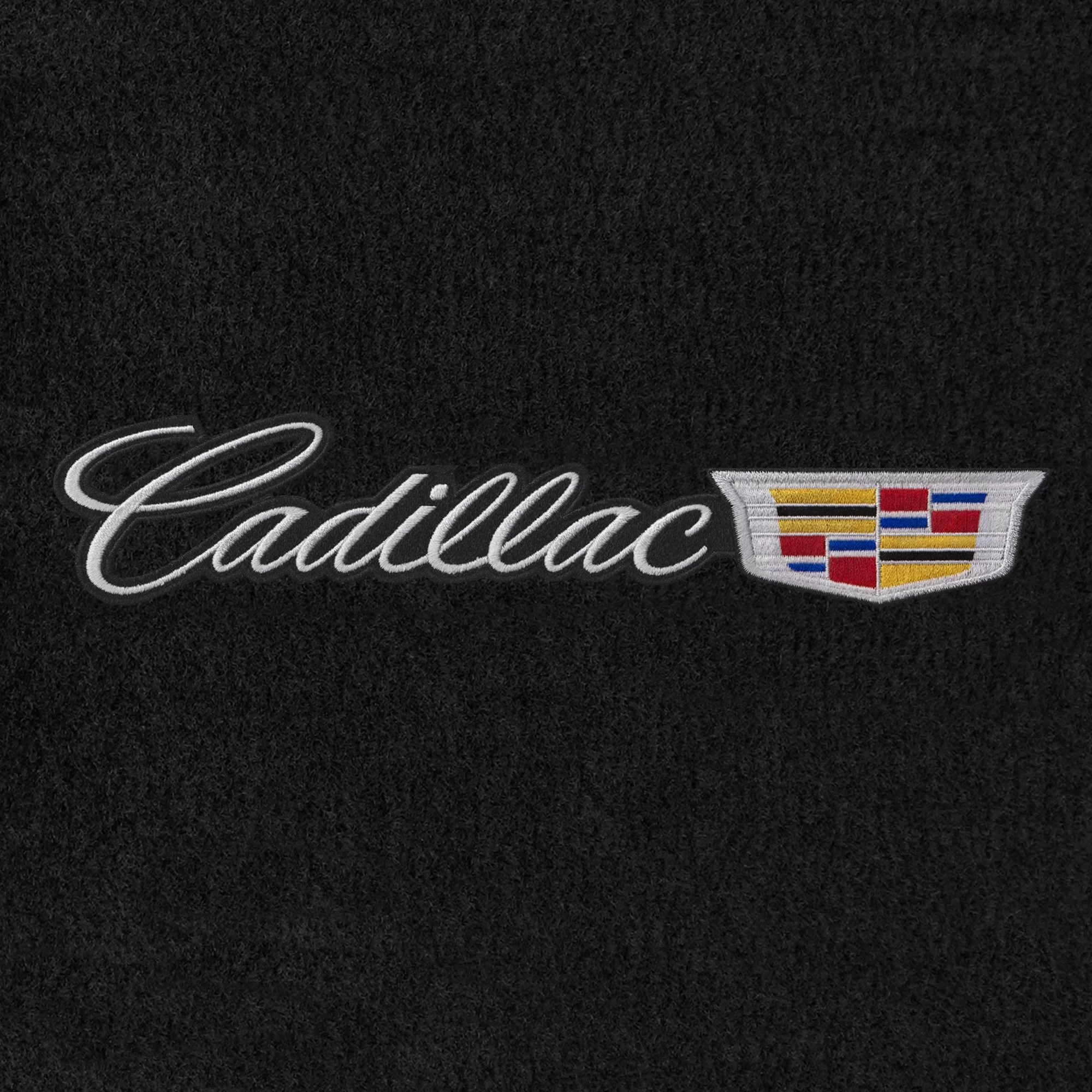 Lloyd Mats Custom Fit Floor Mats for Cadillac CTS/CTS-V/Sedan 2016-ON LogoMat 4Pc Set Charcoal