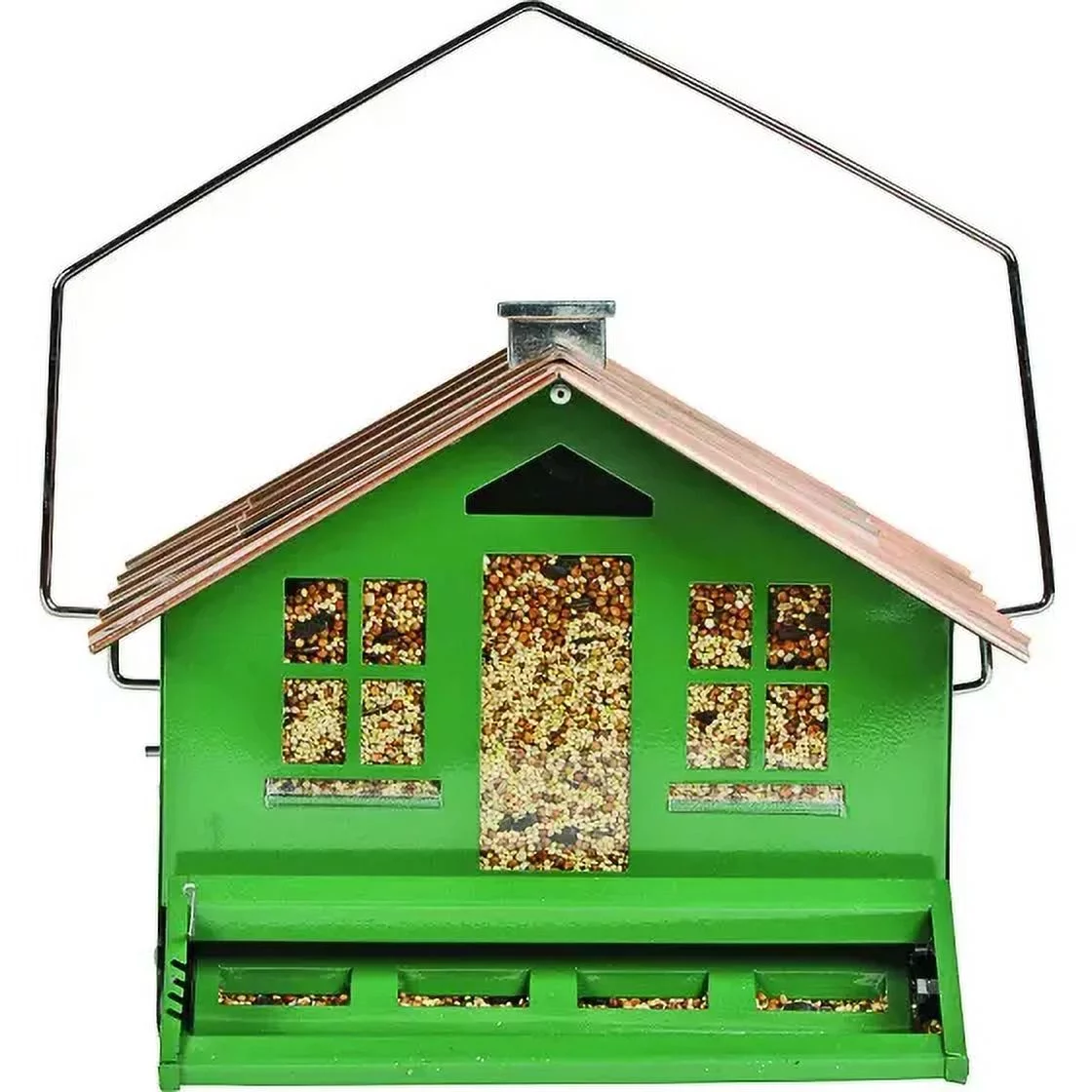 Perky Pet 339 Squirrel-Proof Wild Bird Feeder, Home, 8 Pound, Metal, Hanging/Pole Mounting, Each
