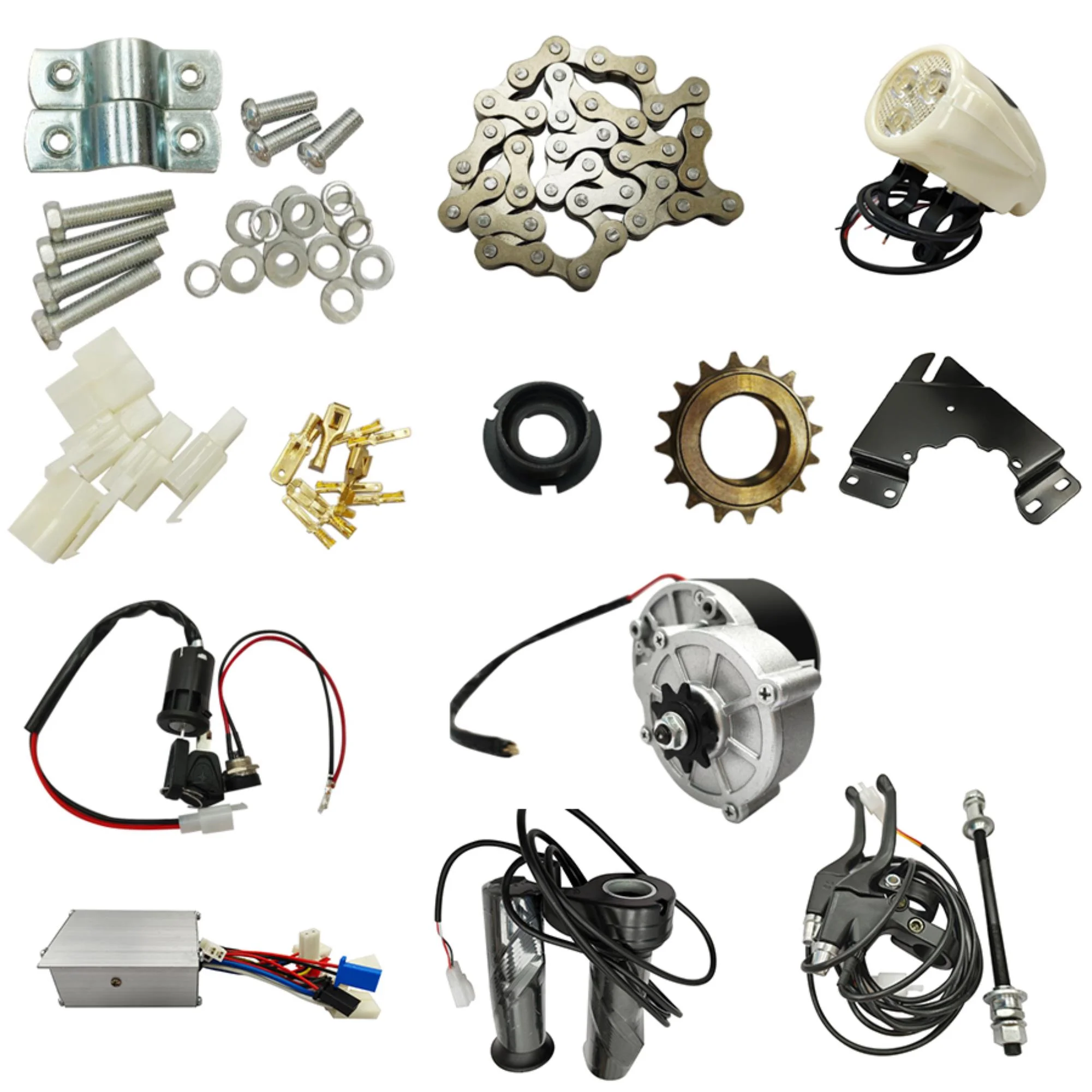 Upgrade Your Bicycle to an Efficient 36V Electric Bike Conversion Kit with a 350W Motor Controller for 22-28'' Wheel Sizes