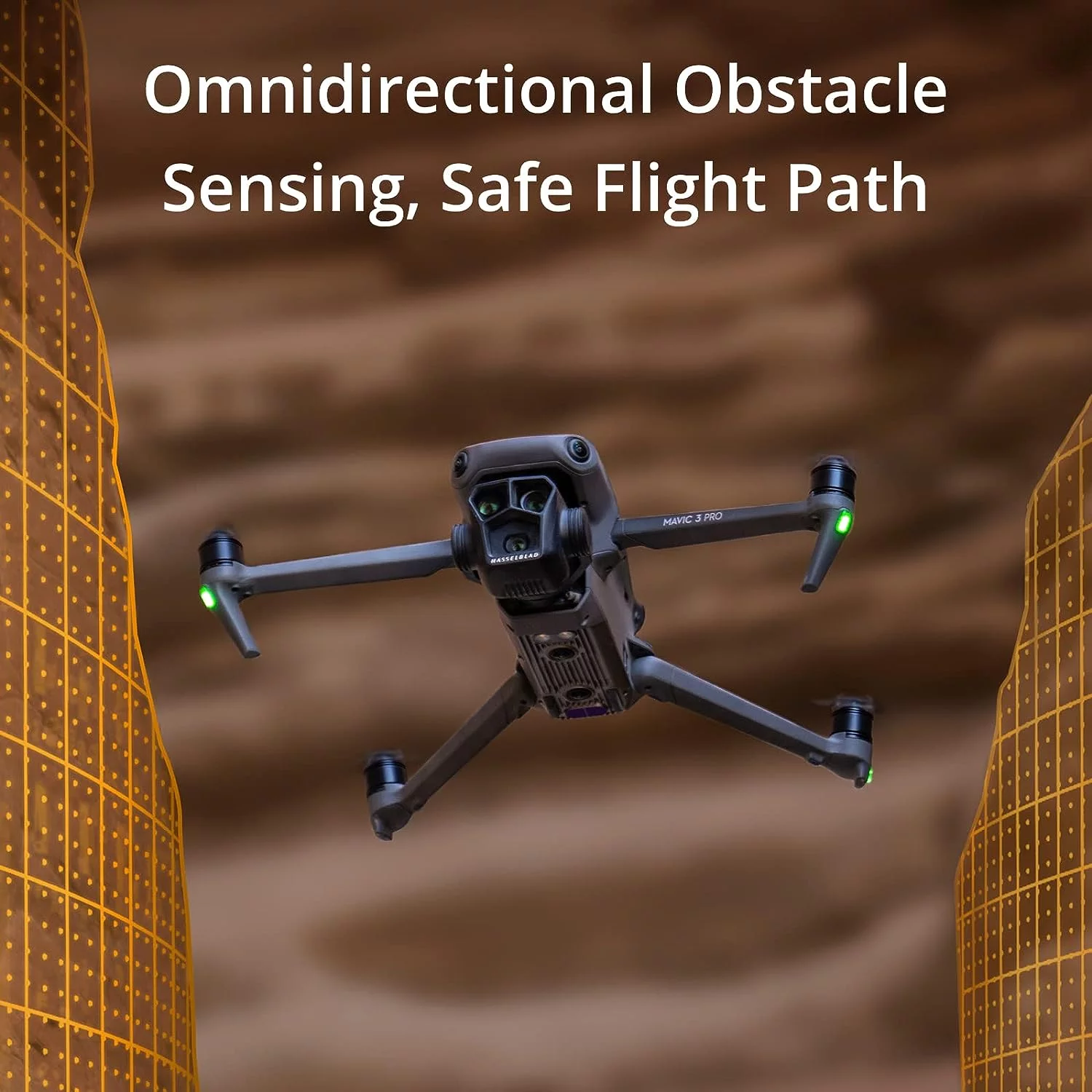 DJI Mavic 3 Pro Drone Quadcopter with RC Remote (with Screen) Fly More Combo, 4/3 CMOS Hasselblad Camera, 43Min Flight Time, 3 Batteries, ND Filters Bundle with Deco Gear Backpack and Accessories