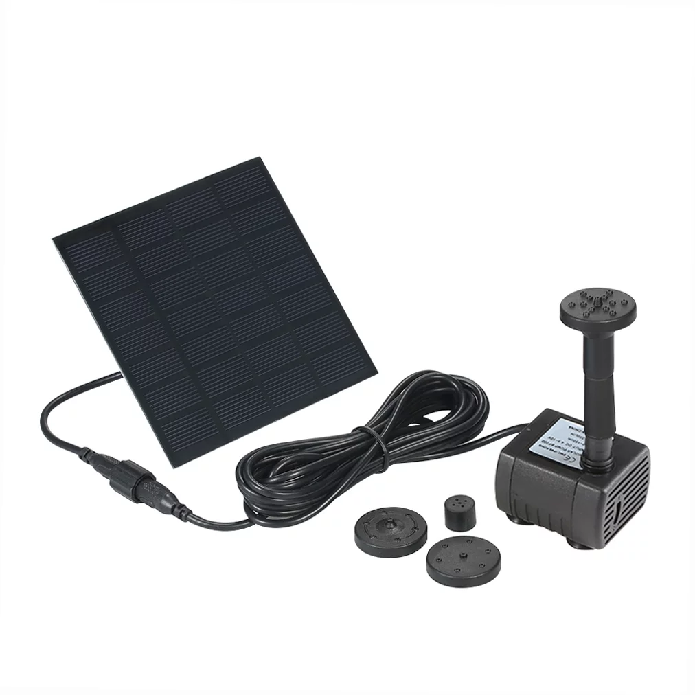 Dcenta Aibecy Solar Powered Fountain Pump, Eco-Friendly and Cost Effective, Ideal for Small Ponds and Birdbaths