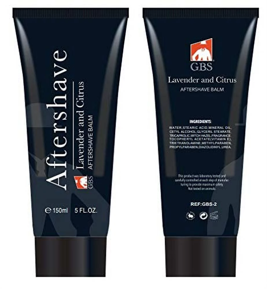 GBS Aftershave Balm (Lavender/Citrus) - 5OZ - A Splash Of Classic Barbershop Aftershave for Modern Men - The Wet Shaver?s Favorite
