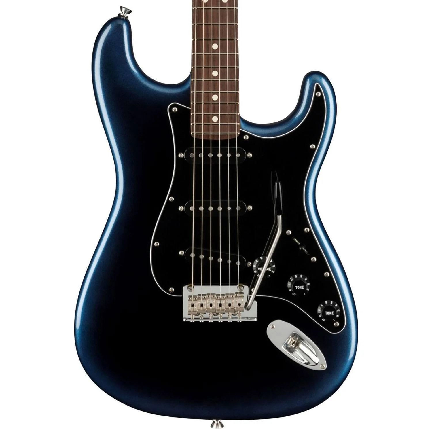 Fender American Professional II Stratocaster Electric Guitar (Dark Night, Rosewood Fretboard)