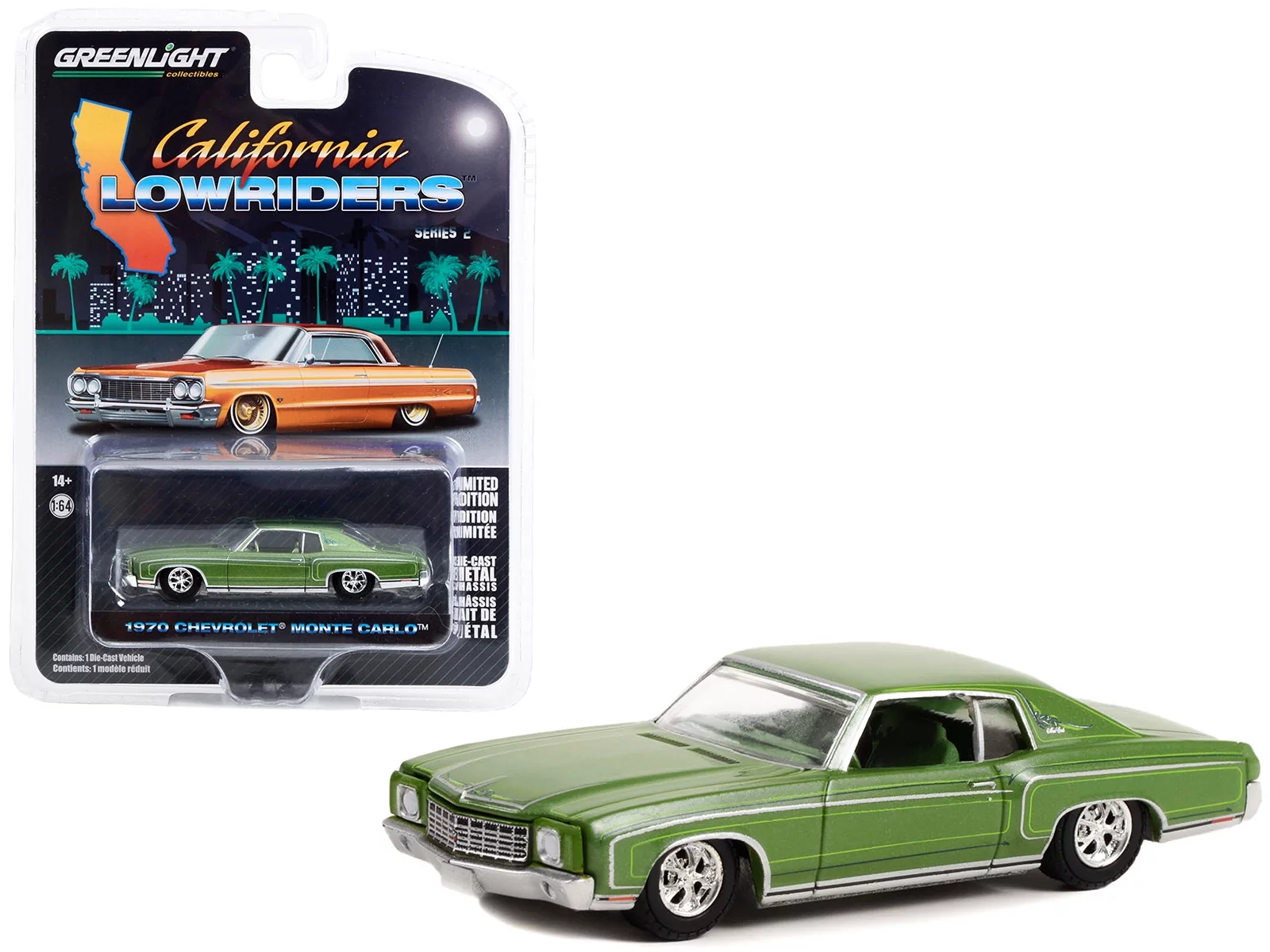 1970 Chevrolet Monte Carlo Green Metallic with Green Interior