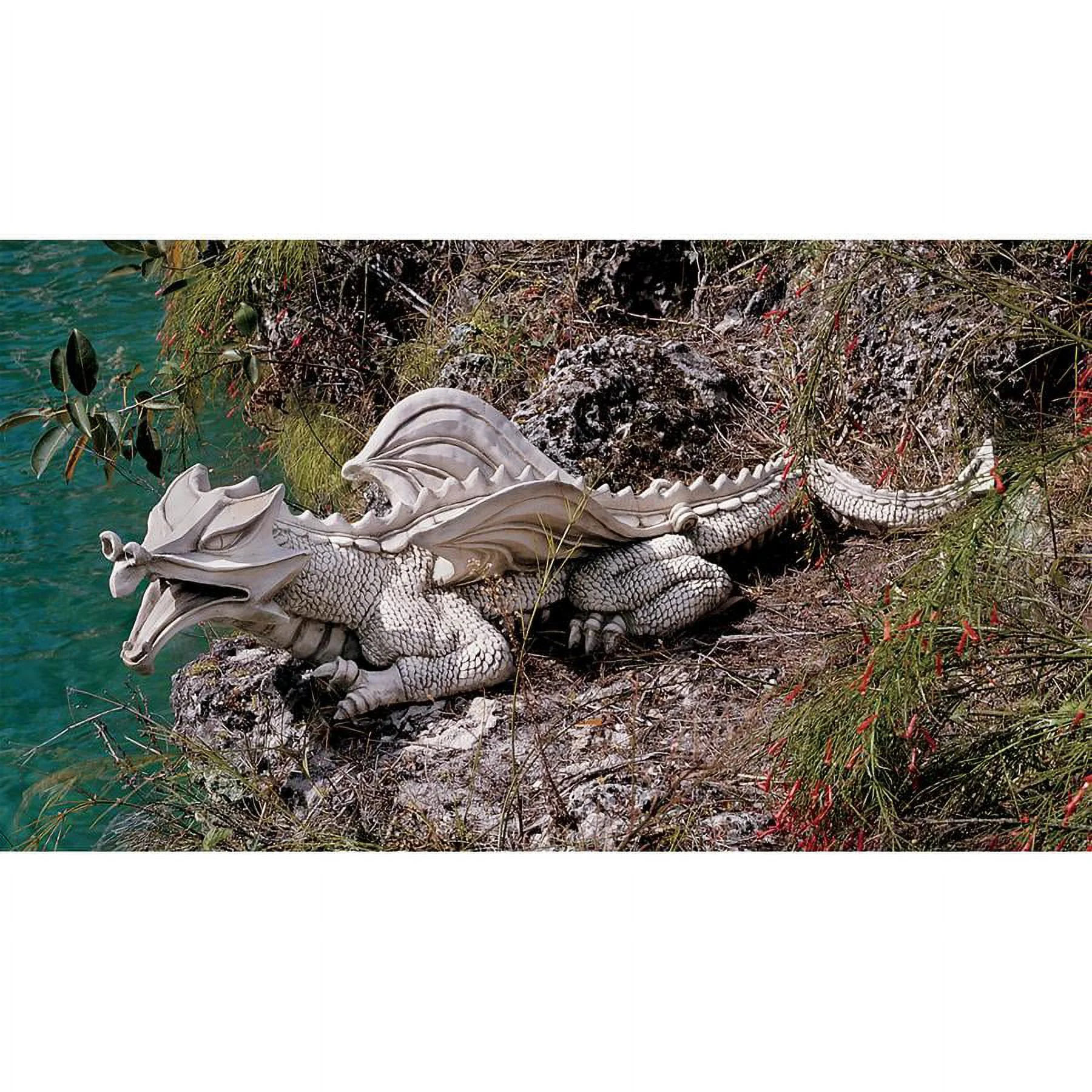 Design Toscano Warsin Dragon Sculpture: Large