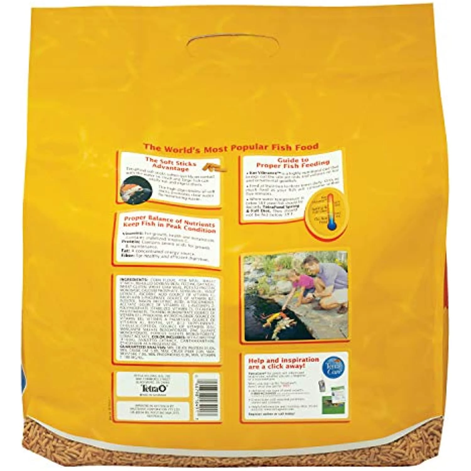 Tetra Pond Koi Vibrance Floating Pond Sticks, 8.27 Pounds