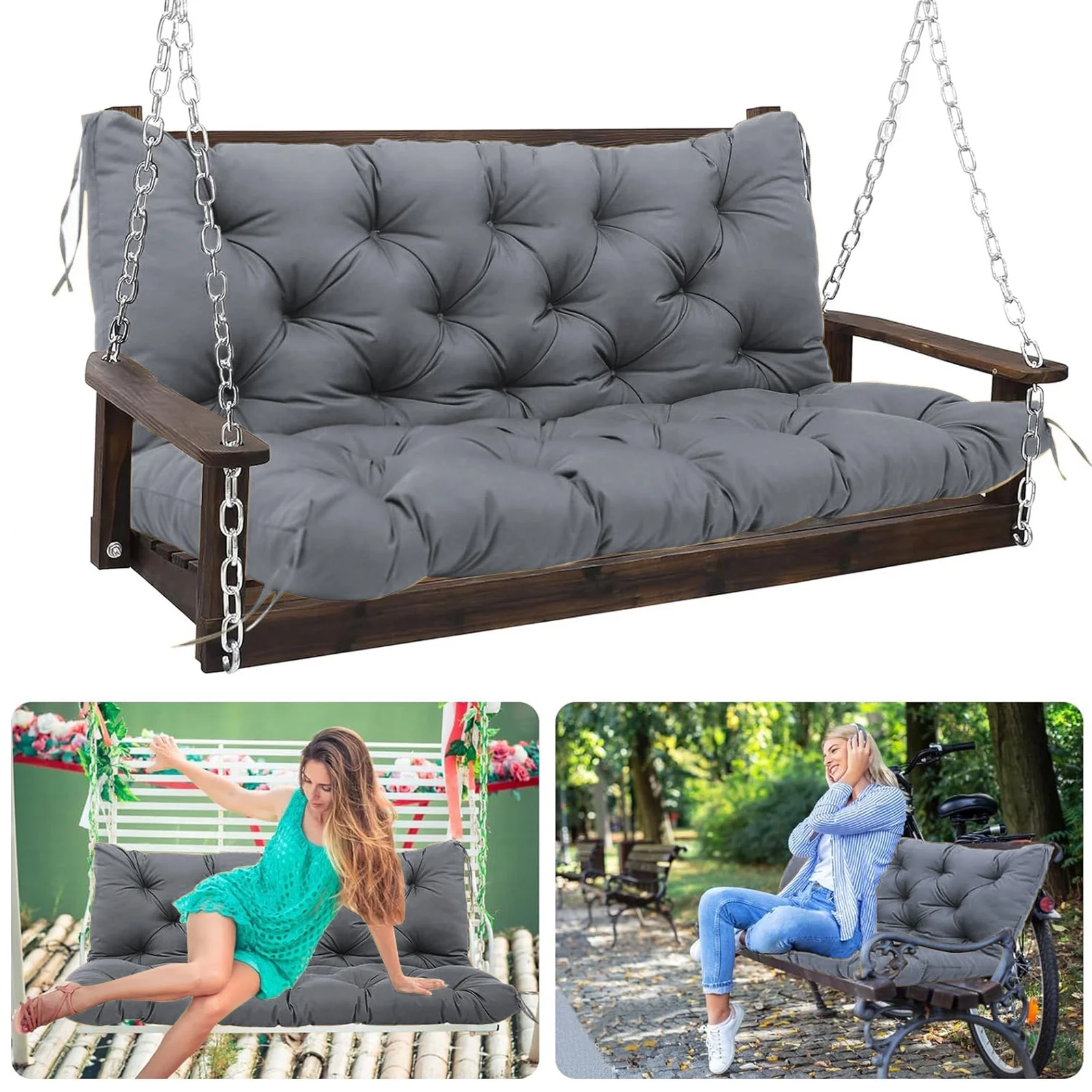 Replacement Cushions for Swing,Thicken 4