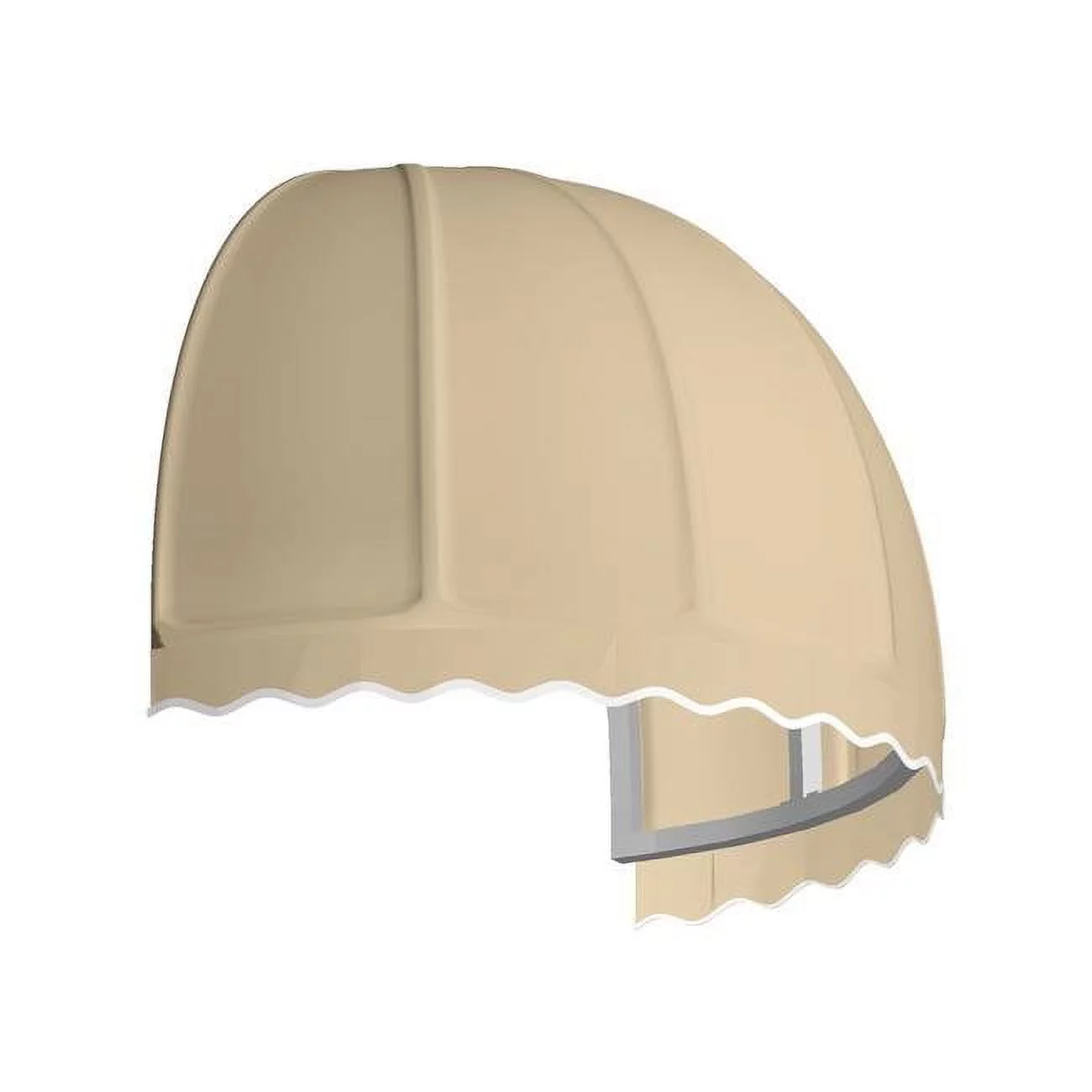 Awntech RB5-US-T 5.38 ft. Bostonian Window & Entry Awning, Tan - 39.25 x 32.25 in.