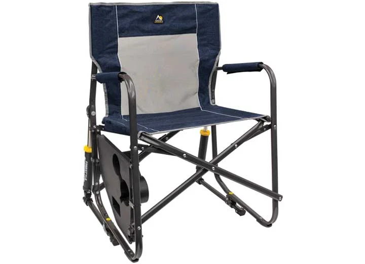 Gci Outdoor 371145 Freestyle Rocker/Portable/Side Table/Heathered Indigo