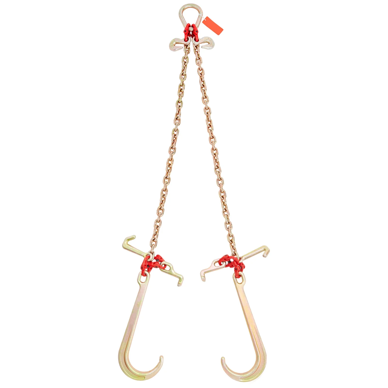 SKYSHALO V Chain Reins G80 Drag Chain with RTJ Hook 9620 lb Load 5/16