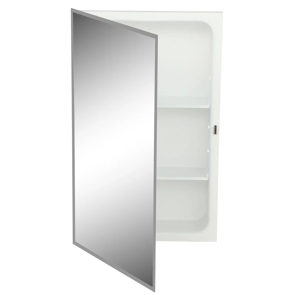 Jensen 1459 Horizon Frameless Single-Door Recessed Medicine Cabinet