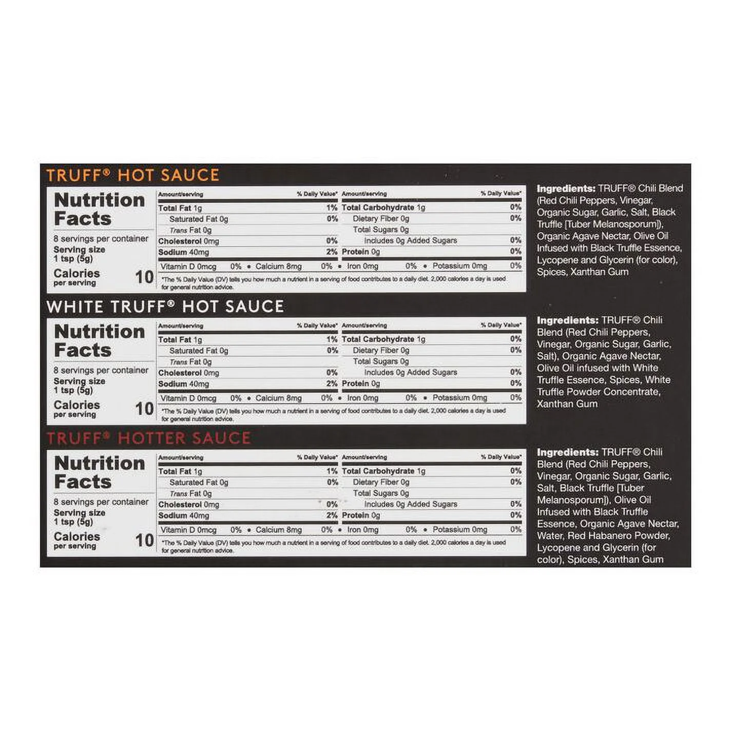 Truff Mini Truffle Hot Sauce Variety Gift Set
