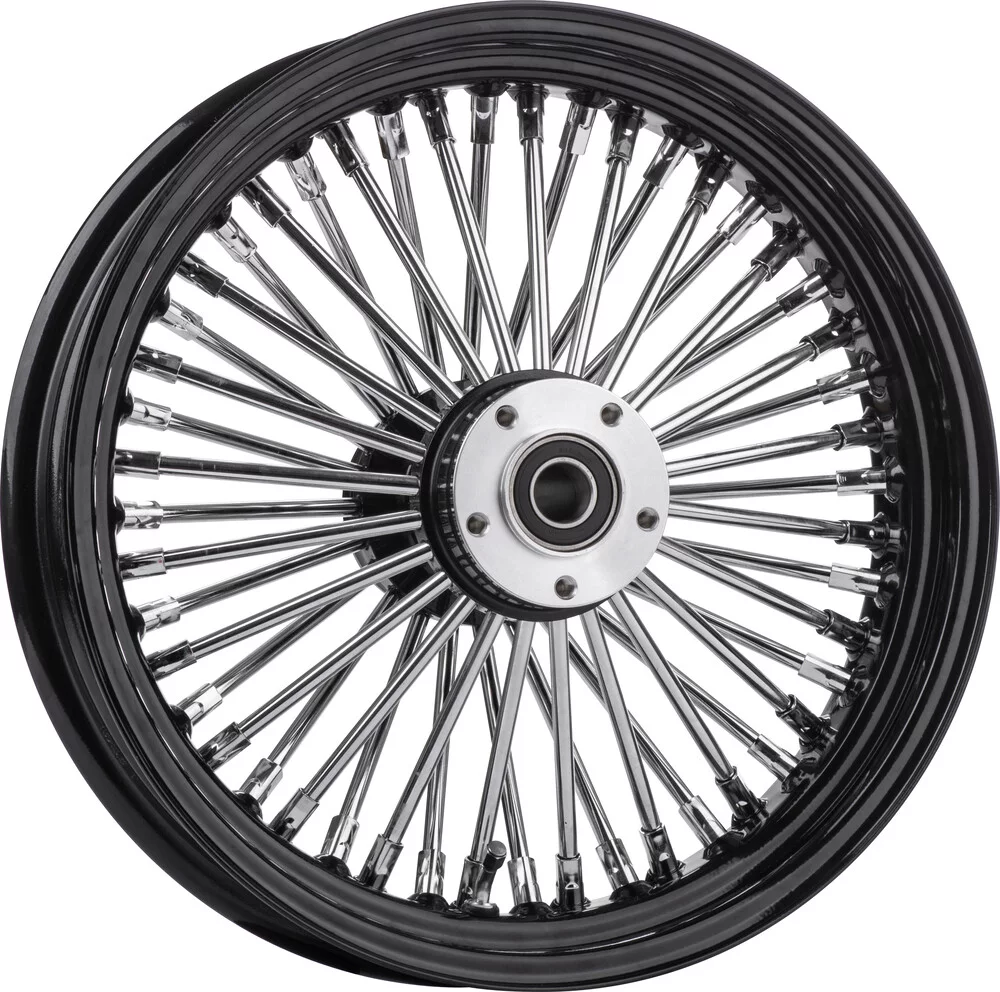 HardDrive Front 48 Spoke Wheel Black Dual Disc 21X3.5 1