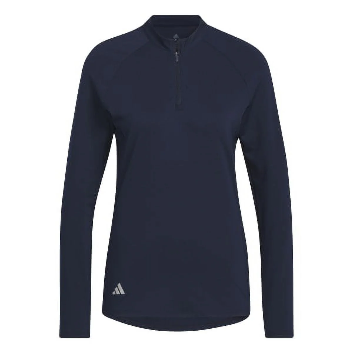 Adidas Golf Ladies 1/4 Zip LS Polo Collegiate Navy Small