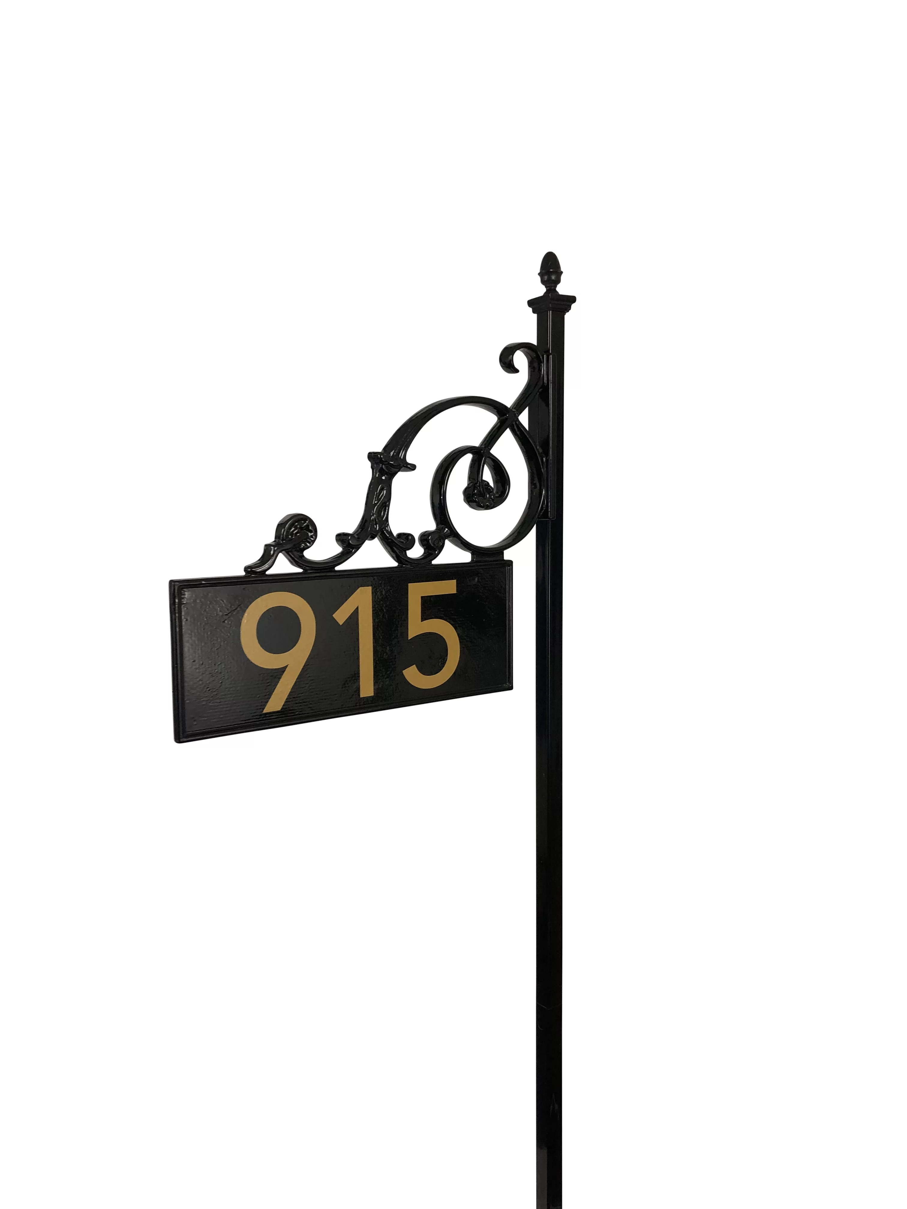 Decorative Address Marker Yard Sign for Streetside House Numbers - Blank - Numbers Sold Separately