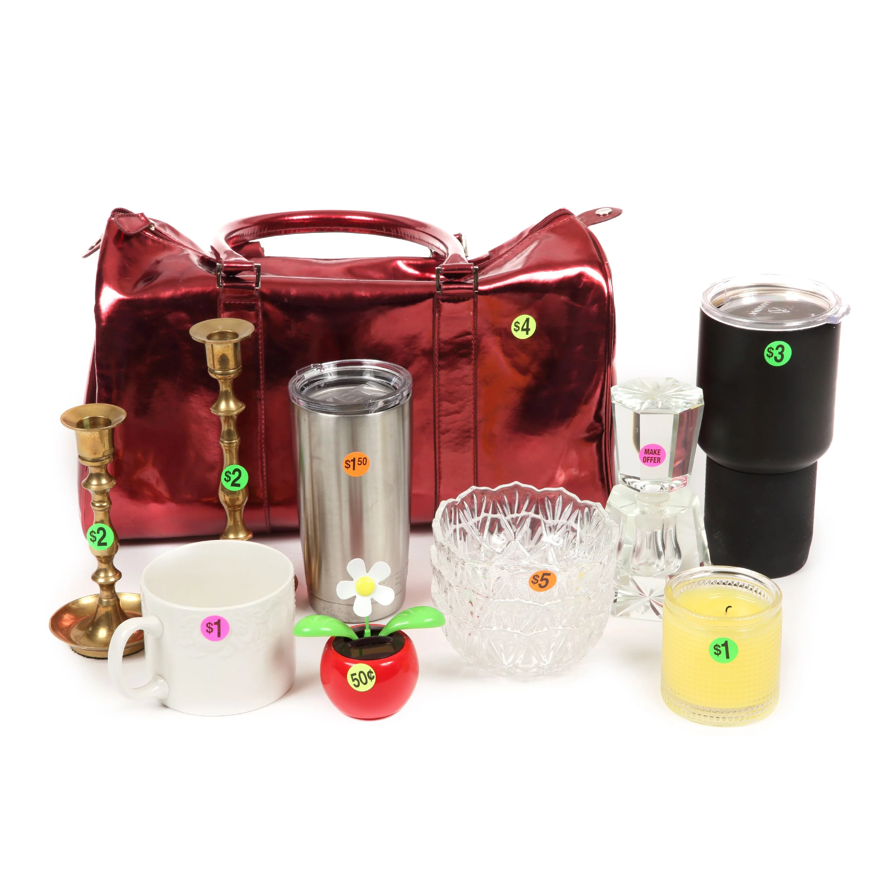 Sunburst Systems 3030 Garage Sale Sign Kit Includes: 3) Large Garage Sale Signs, 3) 11 x 14 Garage Sale Signs 1,200) Yellow, Pink & Green Price Stickers, and 20) Large Pricing Cards