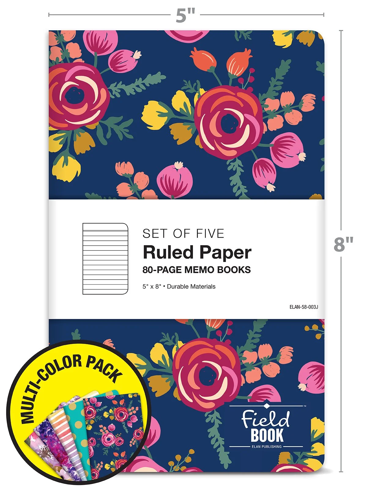 Elan Lined Notebook, 5