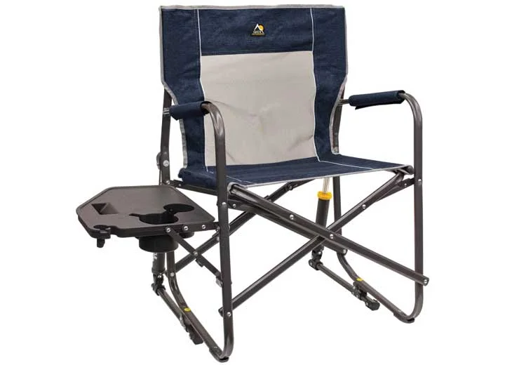 Gci Outdoor 371145 Freestyle Rocker/Portable/Side Table/Heathered Indigo