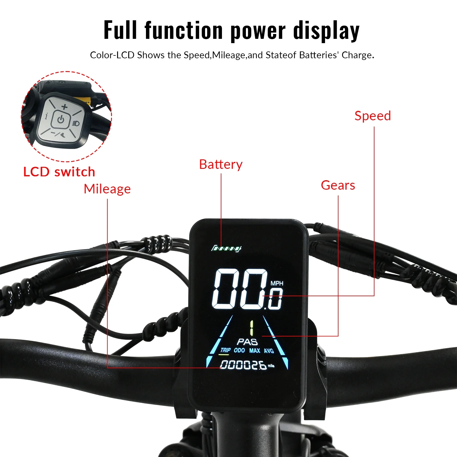 BLJ 2000W Dual Motors Ebike 48V20AH Removable Battery 35MPH Electric Bike 26