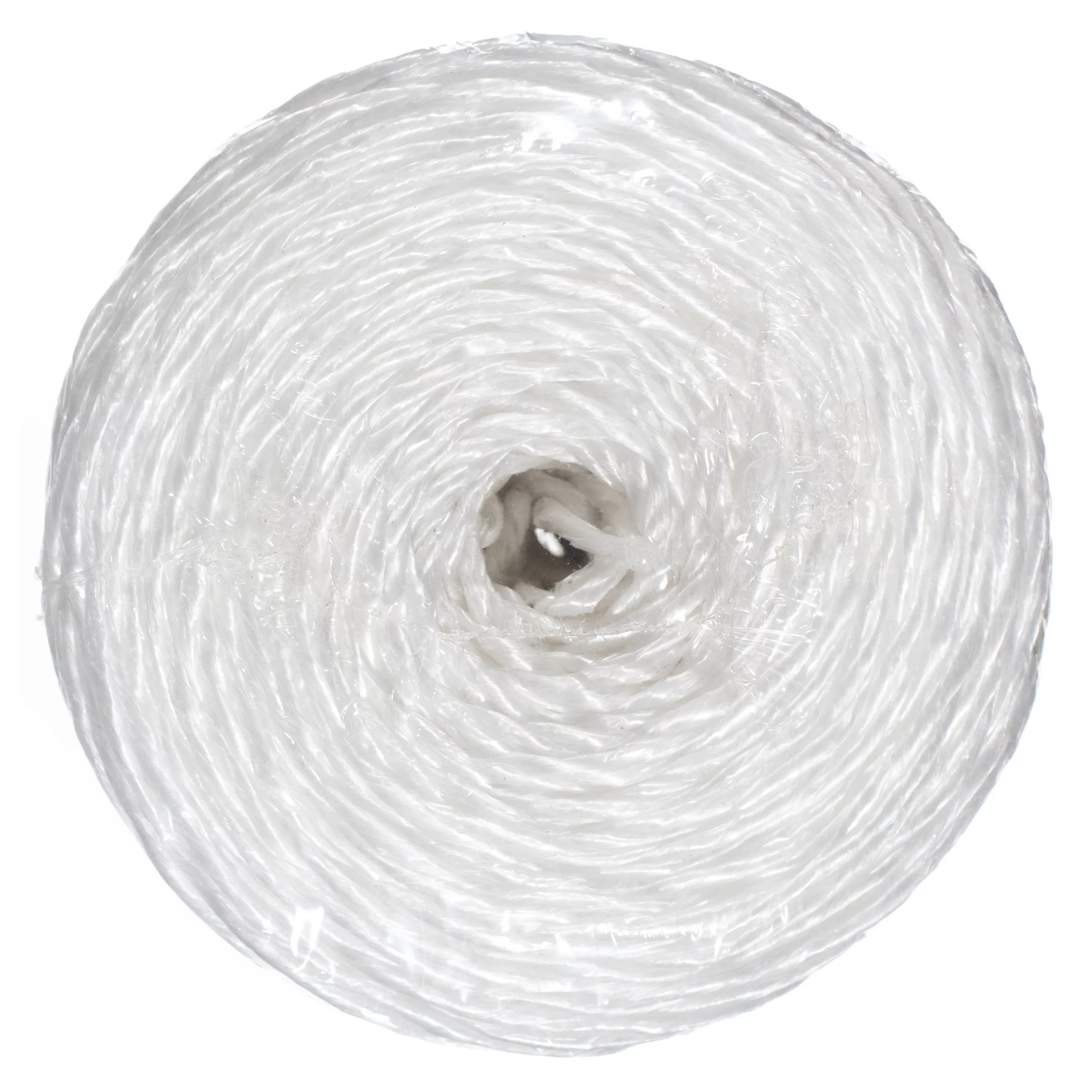 GOLBERG White Poly Twine - 1 Ply Cord x 1000 Foot Tube - Resists Unraveling and Fraying