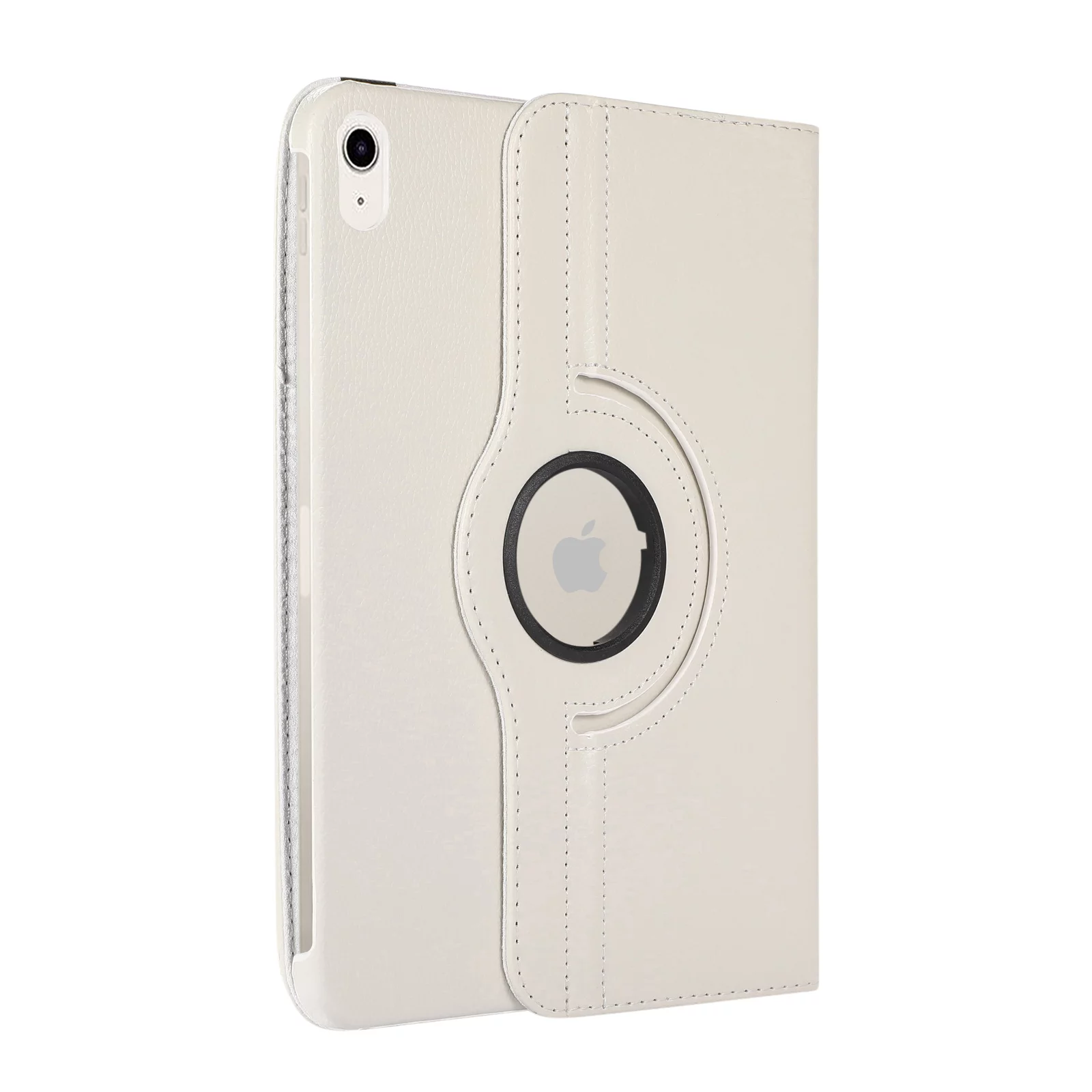 TECH CIRCLE Rotating Case for iPad 10th Generation 2022 10.9 Inch - 360 Degree Rotating Protective Stand Cover with Auto Wake Sleep for iPad 10th Generation 10.9 inch Case 2022 Release, White