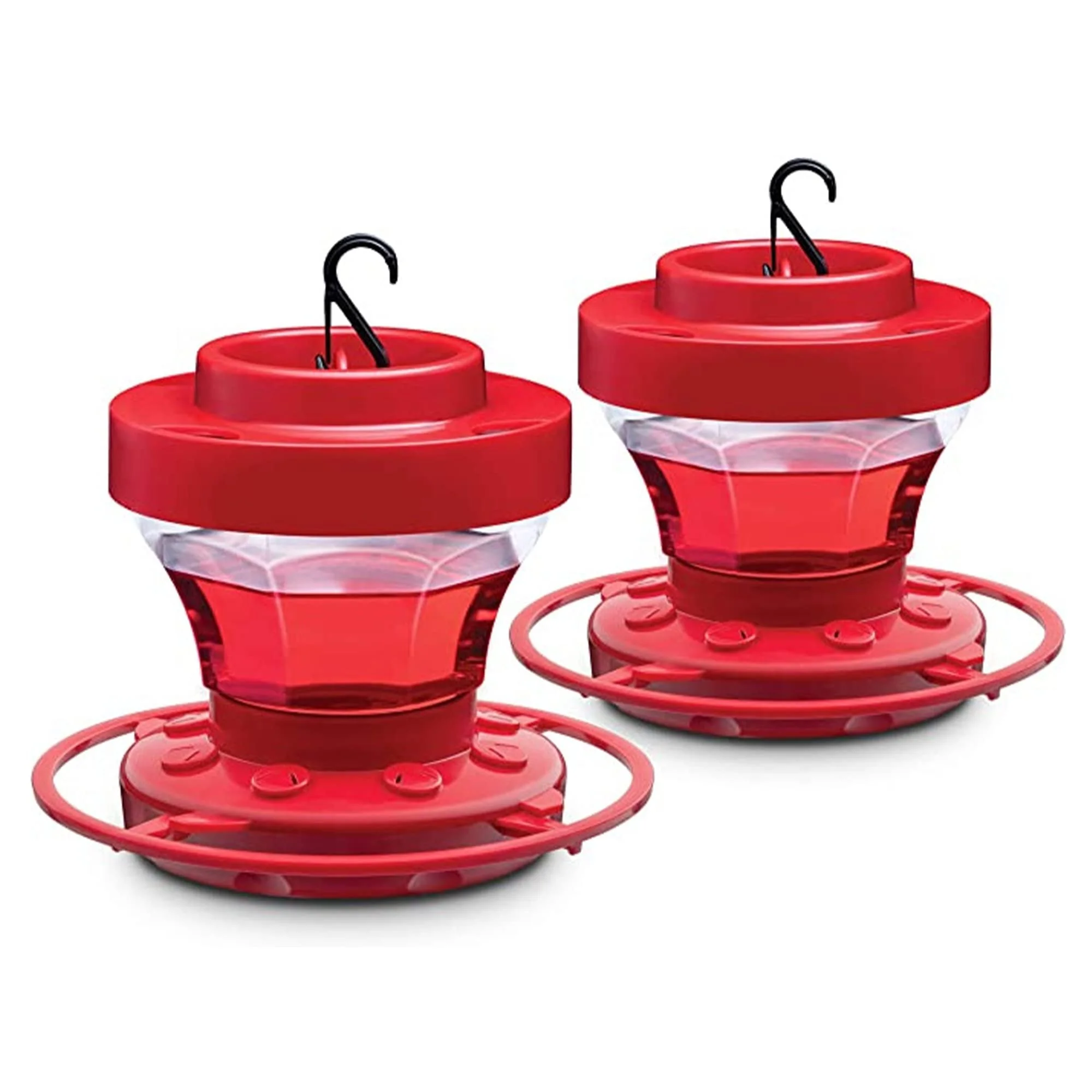 Hummingbird Feeder with Hook and 8 Feeding Stations, Bird Water Feeder for Outside Hanging for Garden Yard 2