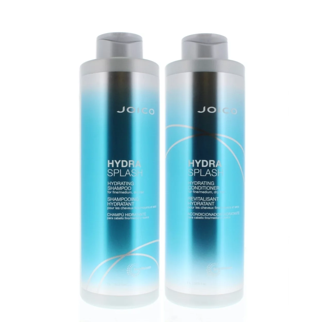 Joico Hydrasplash Hydrating Shampoo and Conditioner 33.8oz/1 Liter Duo