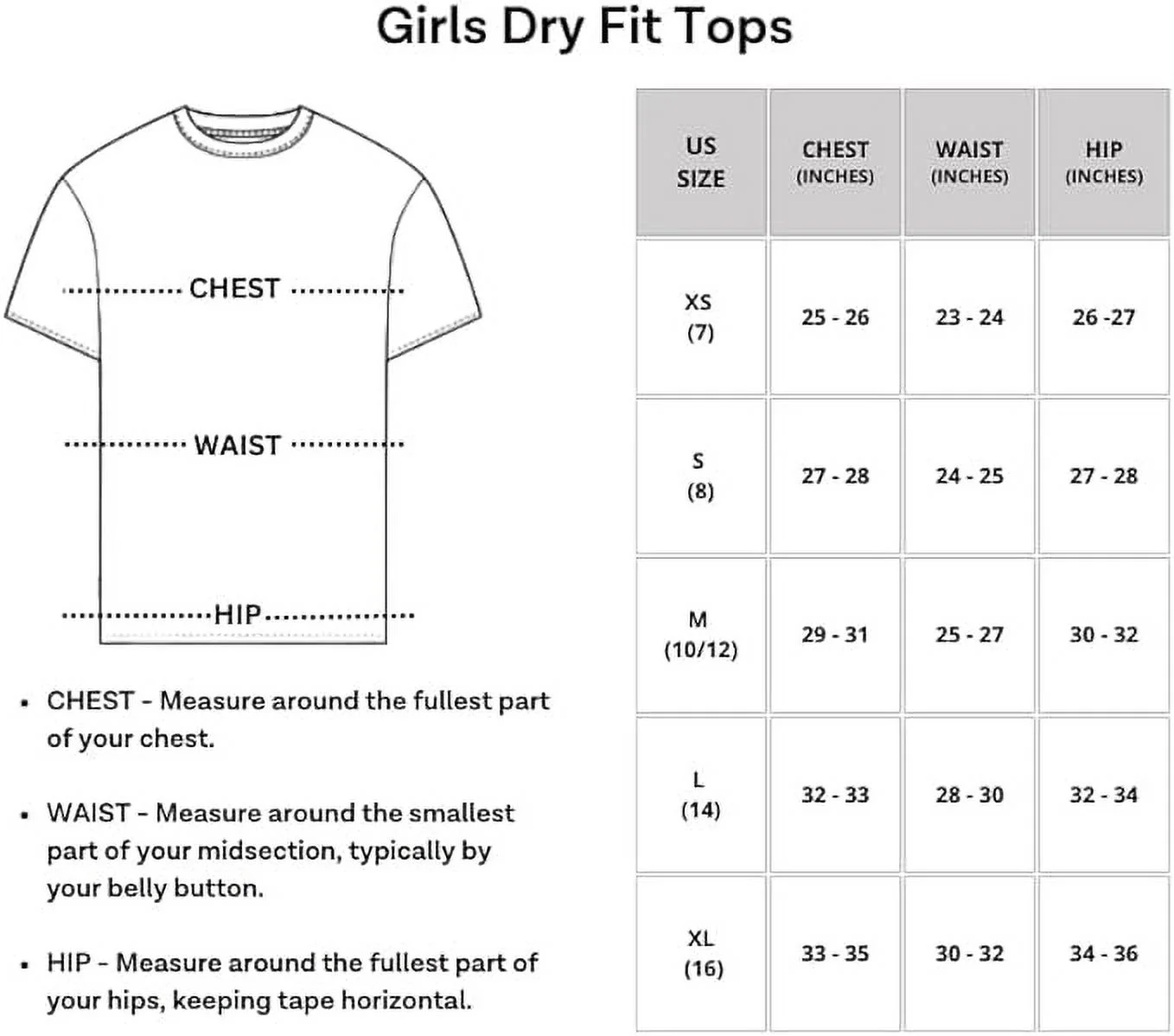 Real Essentials 4 Pack: Girls Dry-Fit Long Sleeve Active Crew Neck T-Shirt - Super Soft Tee